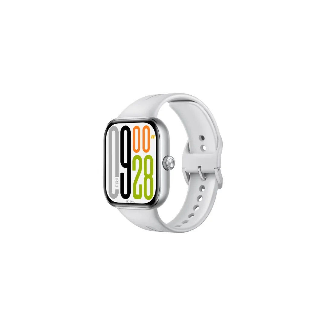 Смарт-часы Xiaomi Watch 5 47мм 1.54" AMOLED корп.серебристый рем.зеленый разм.брасл.:135-205мм (BHR07WPGL)