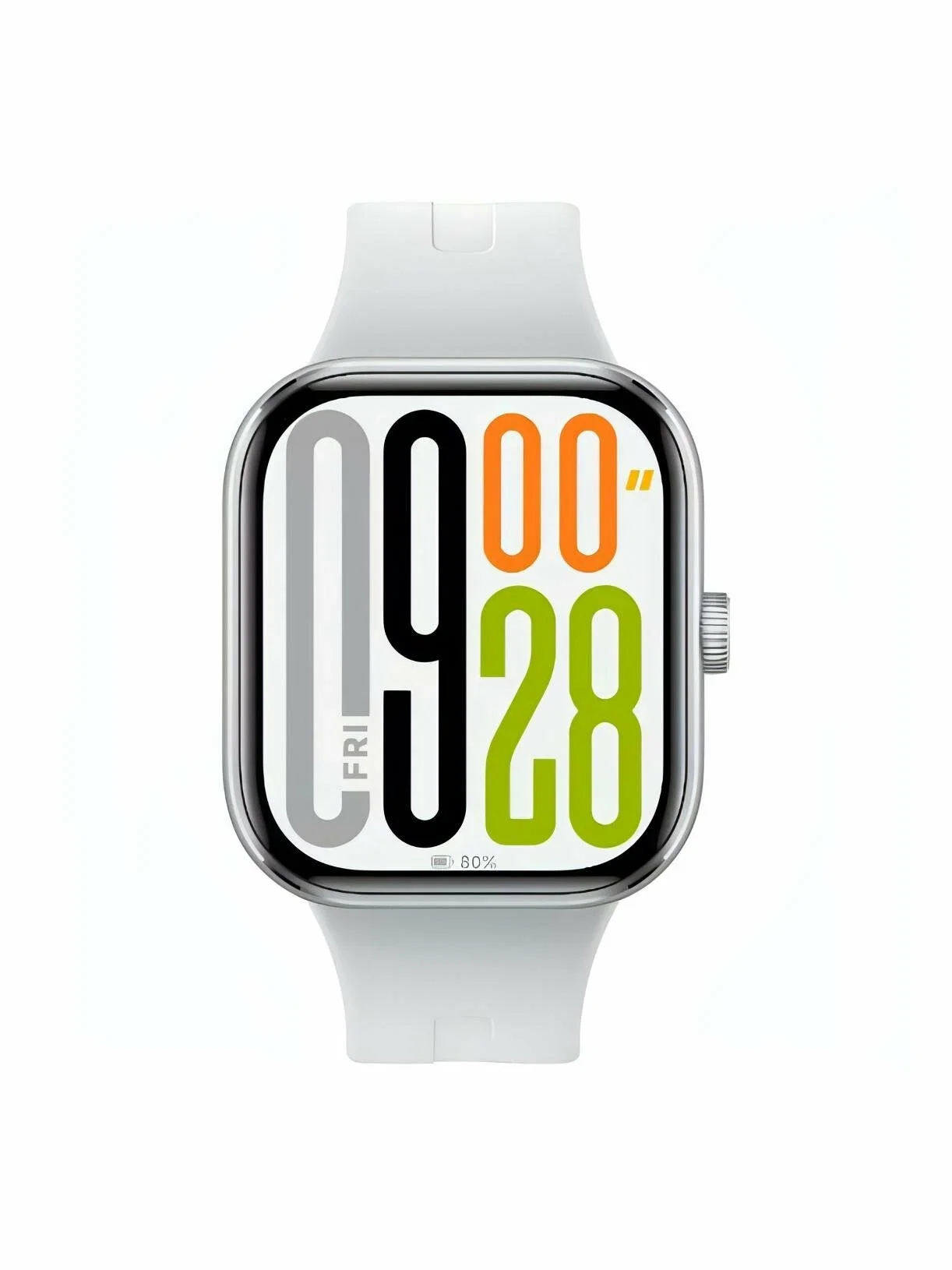 Смарт-часы Xiaomi Watch 5 47мм 1.54" AMOLED корп.серебристый рем.зеленый разм.брасл.:135-205мм (BHR07WPGL)