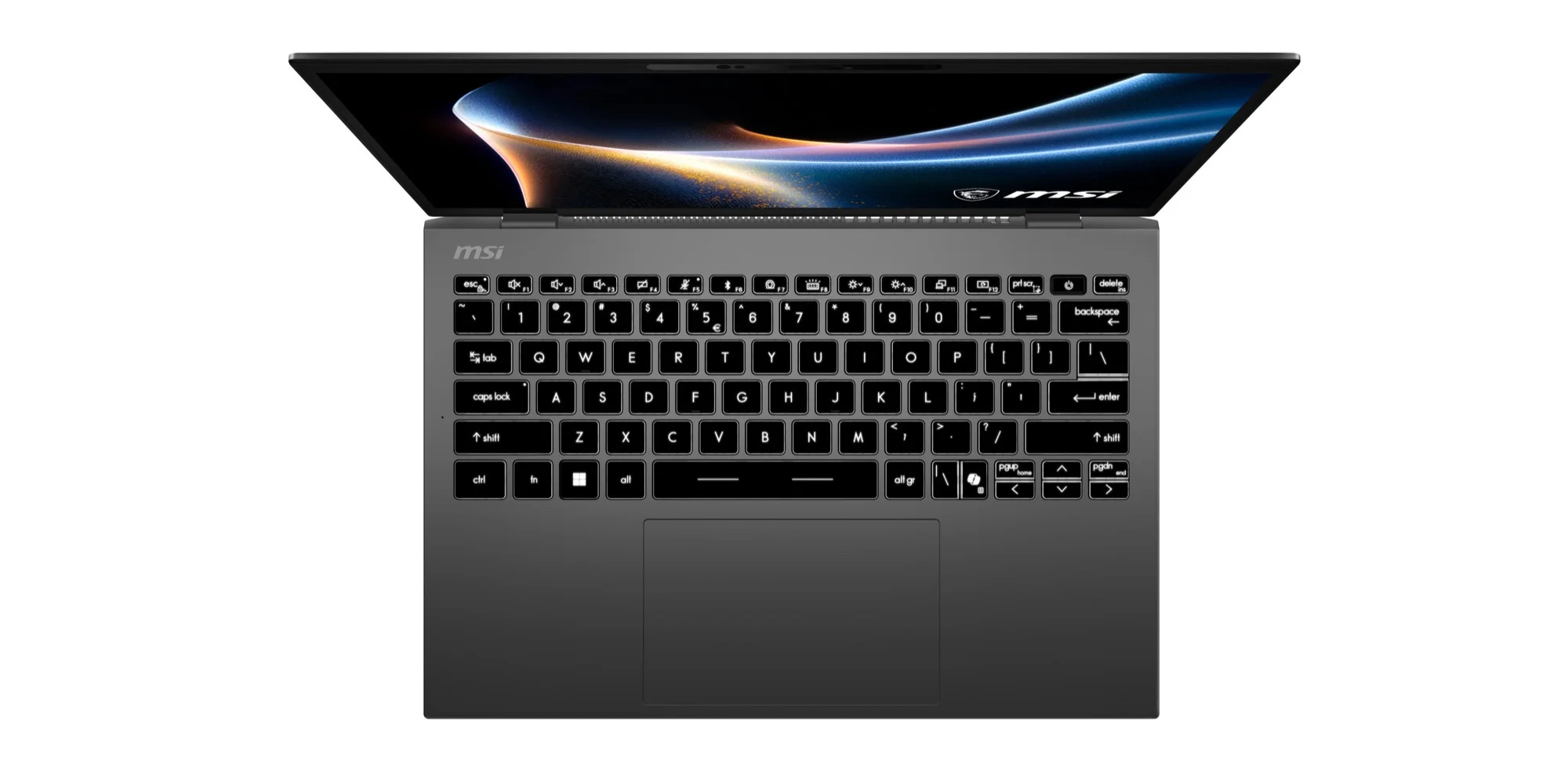 Ноутбук MSI Prestige 13 AI+ A3MG-046RU Core Ultra 9 386H 32Gb SSD1Tb Intel Graphics 13.3" OLED 2.8K (2880x1800) Windows 11 Pro grey WiFi BT Cam (9S7-1