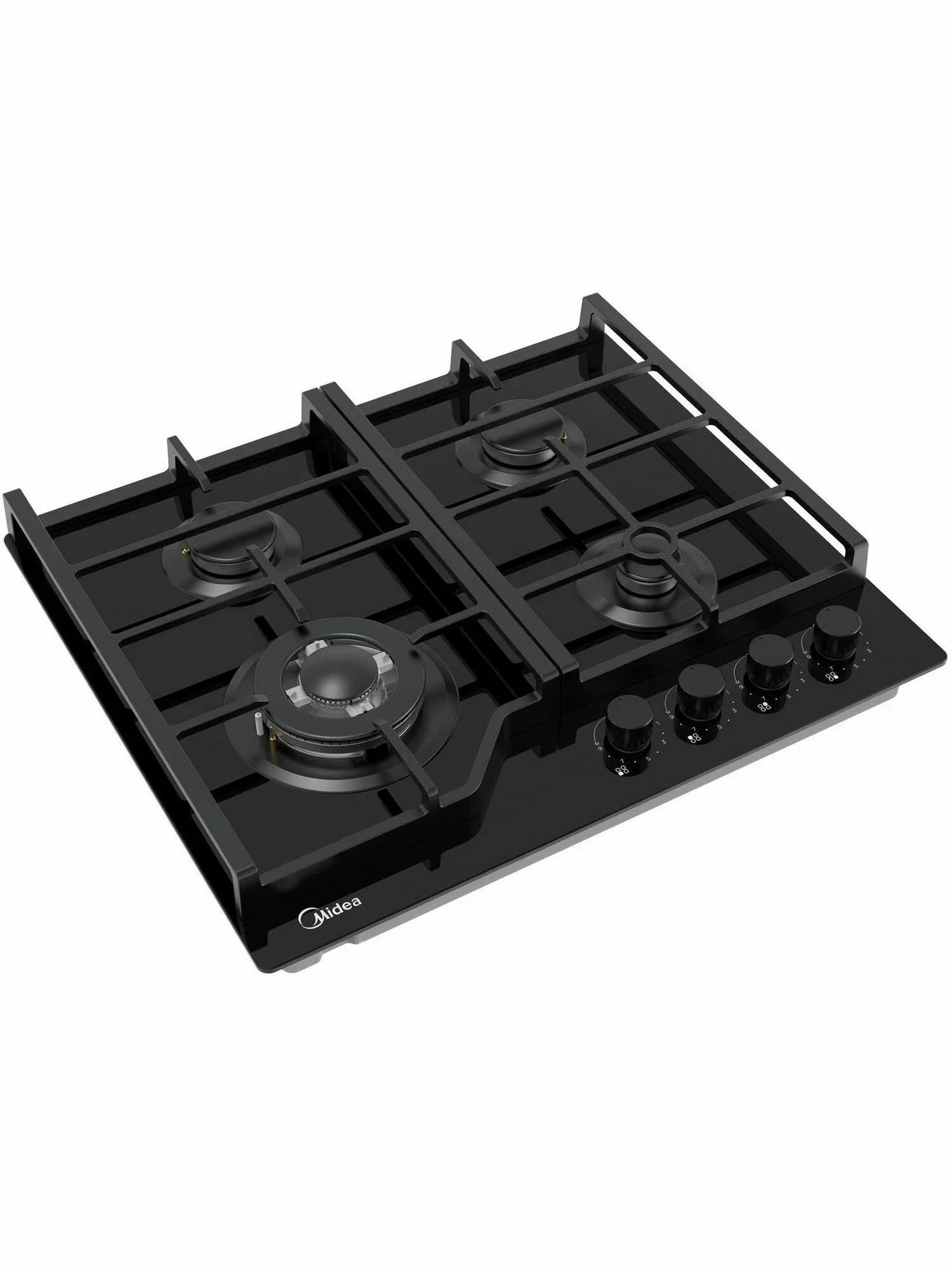Газовая варочная поверхность Midea MG693TGB черный