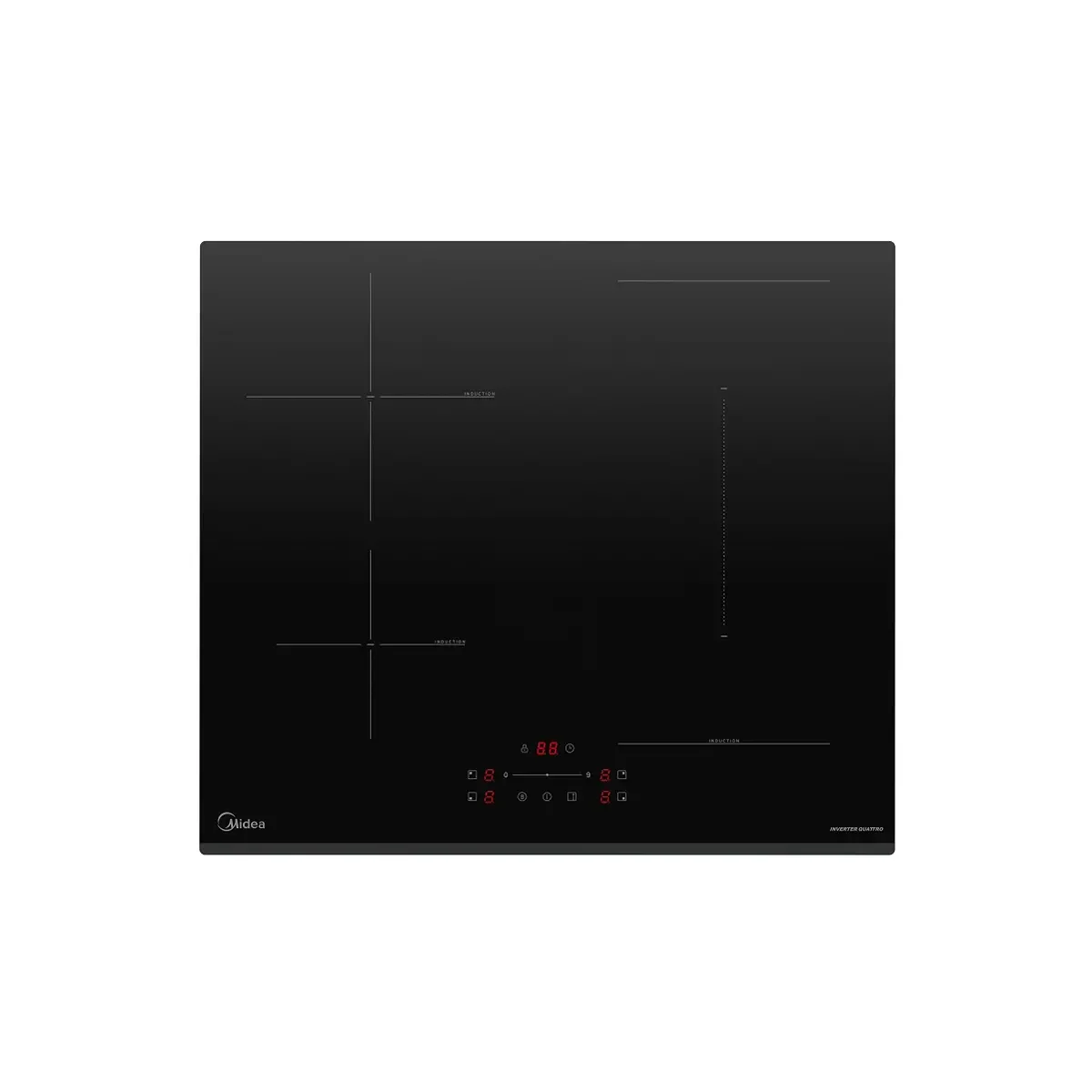 Индукционная варочная поверхность Midea MIH65783F черный/черный
