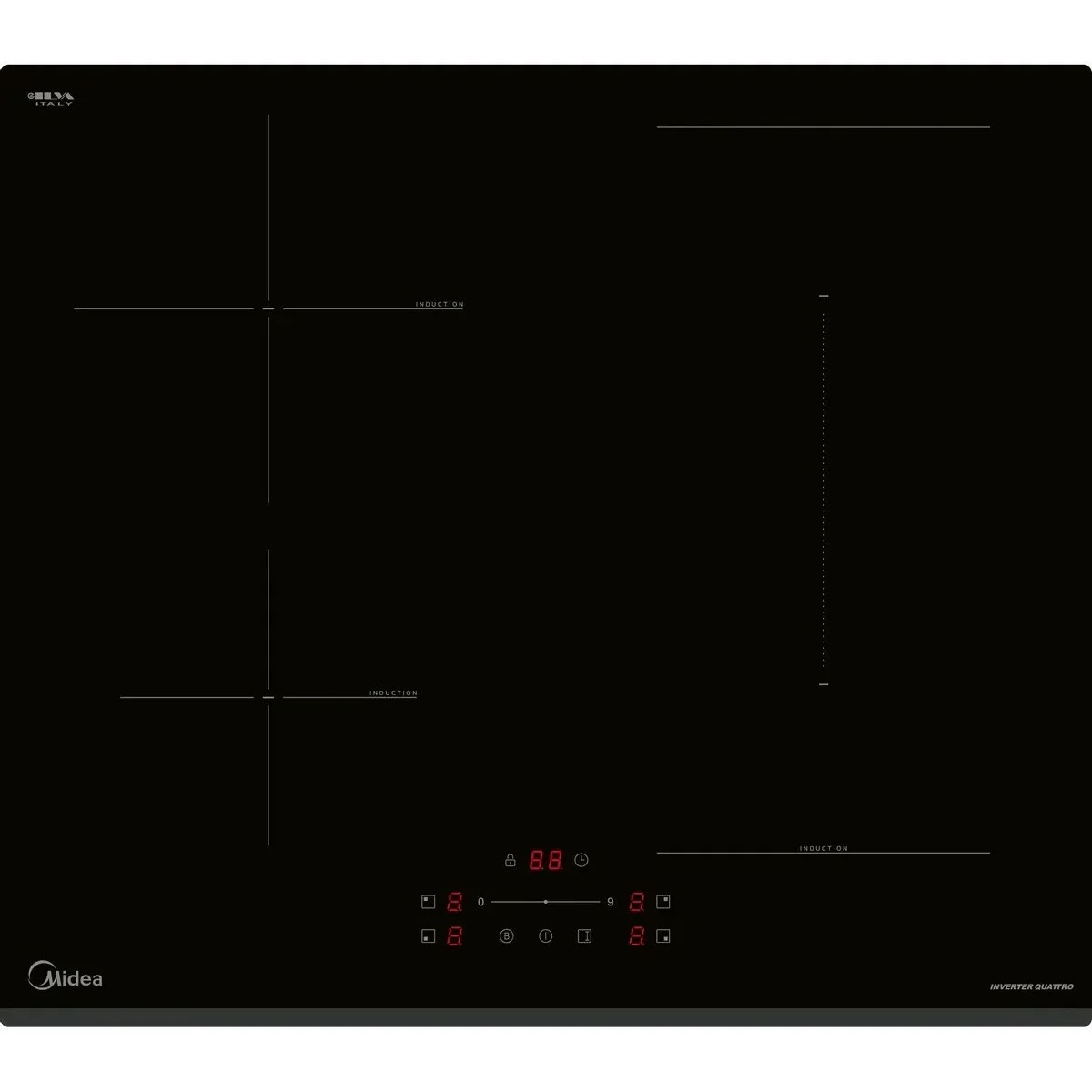 Индукционная варочная поверхность Midea MIH65783F черный/черный