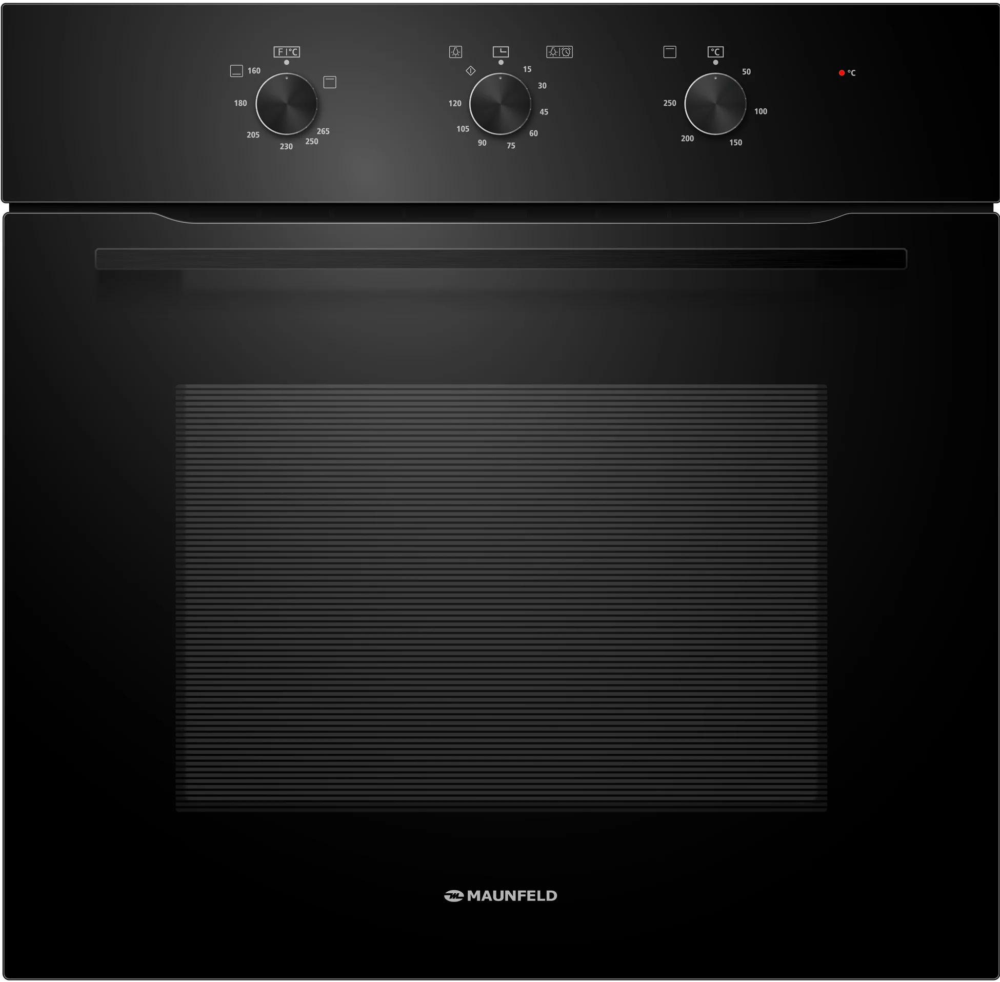 Духовой шкаф Газовый Maunfeld MOGM703B2 черный