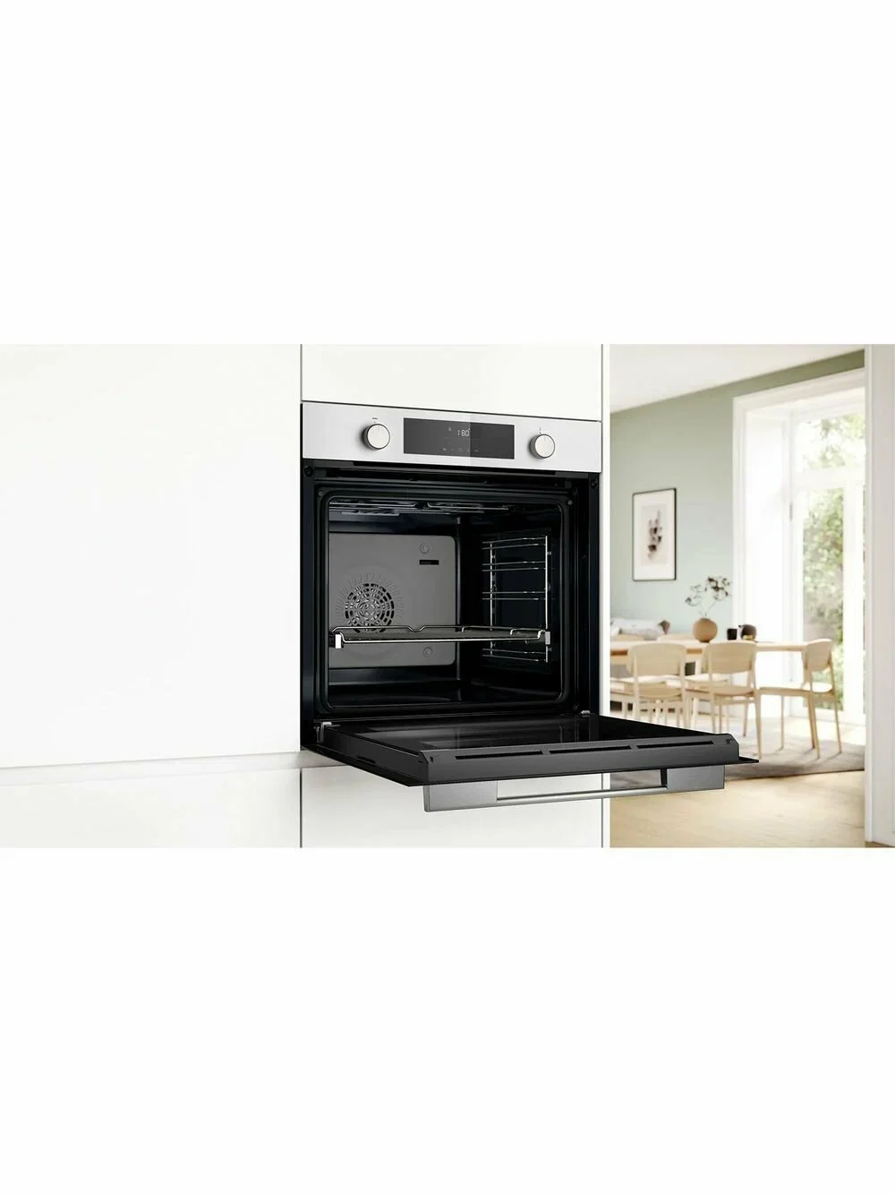 Духовой шкаф Электрический Bosch Serie 4 HUA736EV0T белый