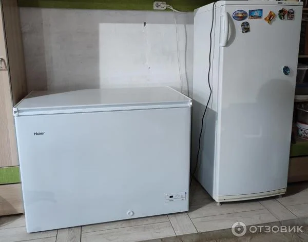 Морозильный ларь HAIER HCE301R, белый, 300л, 21 л/сутки, Уровень шума:40 дБ.