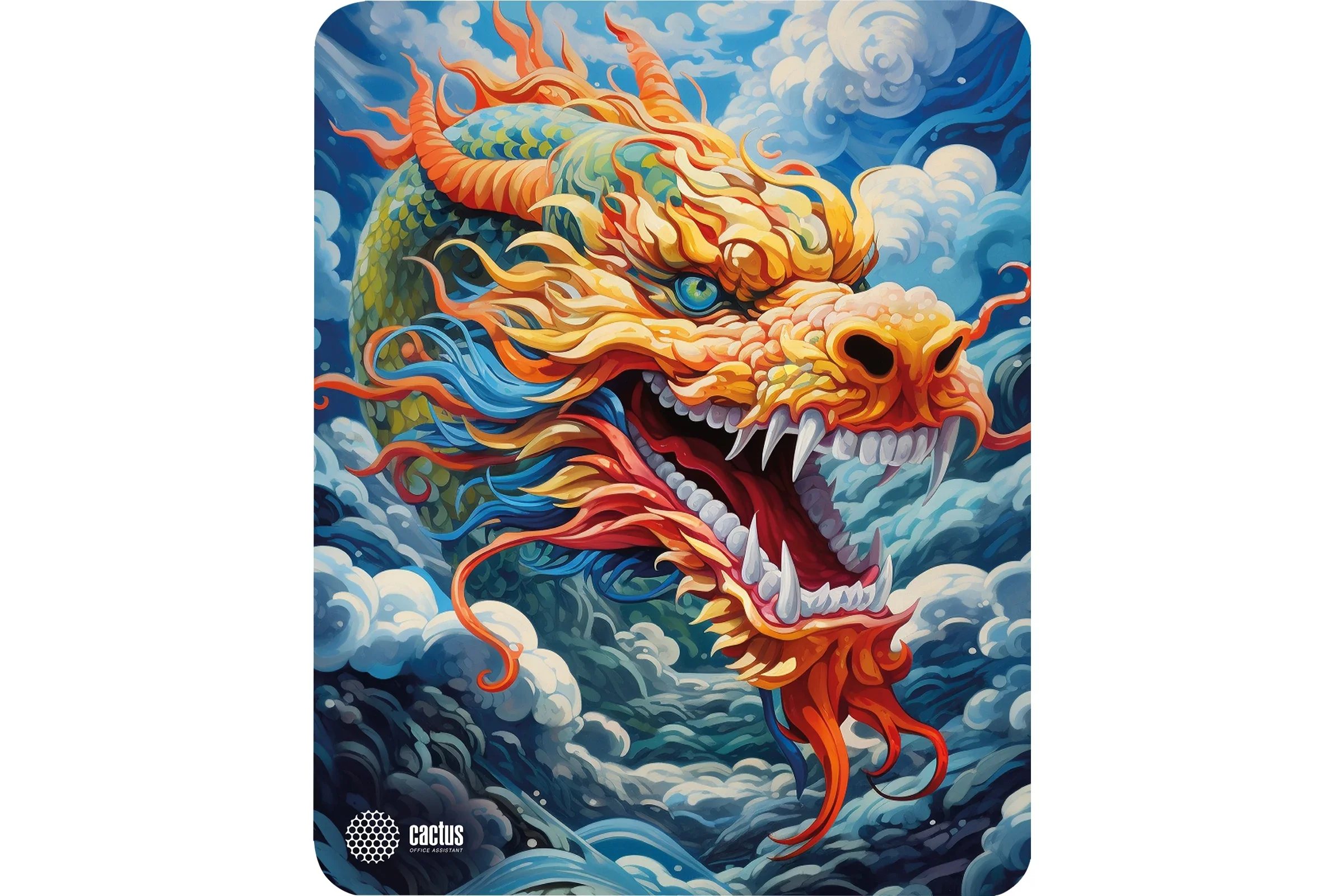 Коврик для мыши Cactus Colorful Dragon CS-MP-D07M 300x250x3мм
