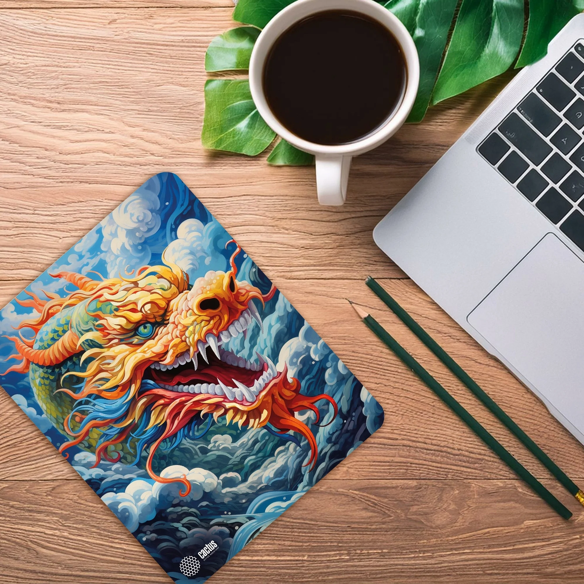 Коврик для мыши Cactus Colorful Dragon CS-MP-D07M 300x250x3мм