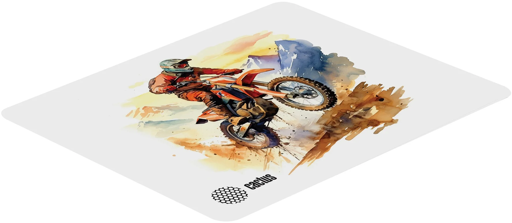 Коврик для мыши Cactus Motobike 250x200x3мм (CS-MP-D12S)