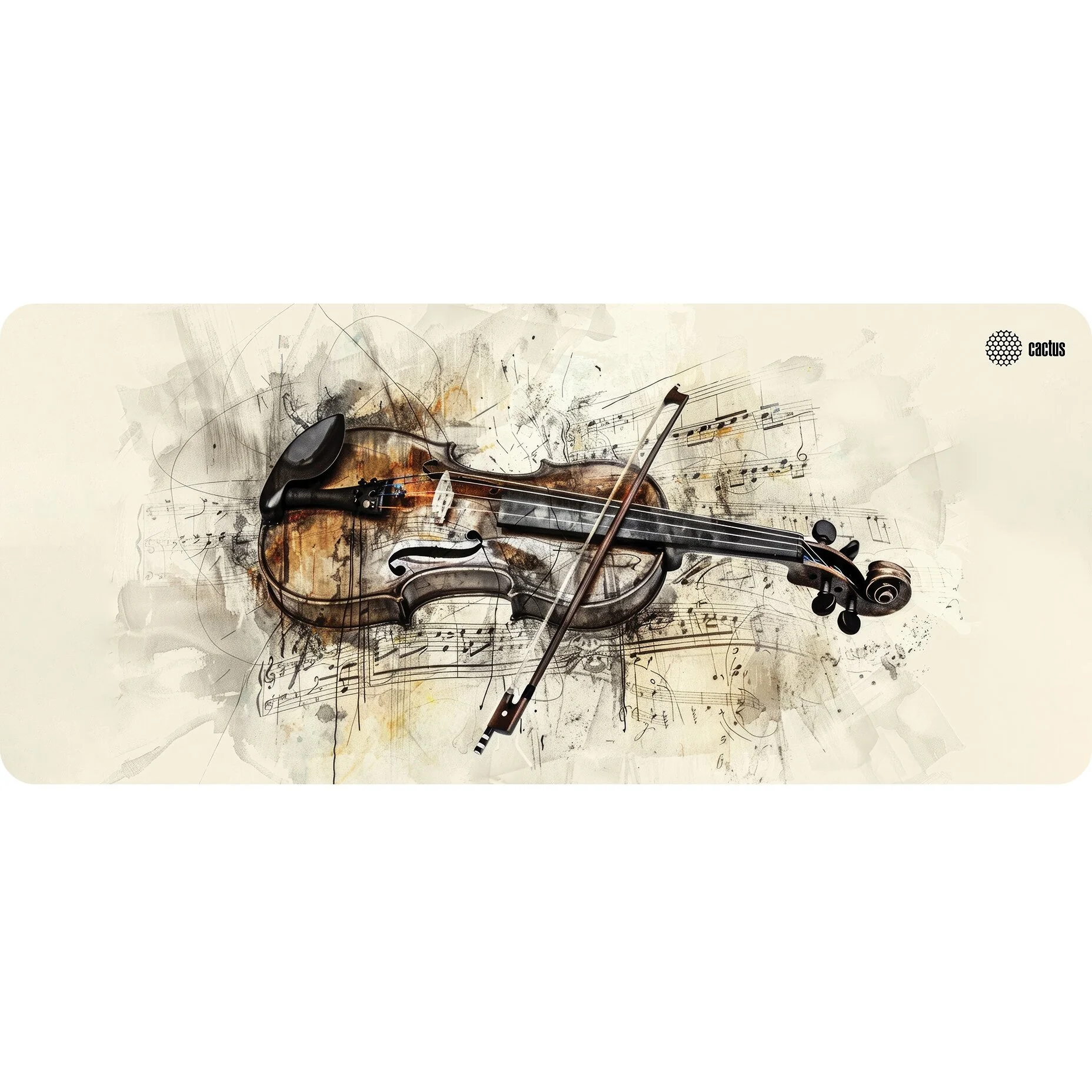 Коврик для мыши Cactus Musical 900x400x4мм (CS-MP-COR02XXL)