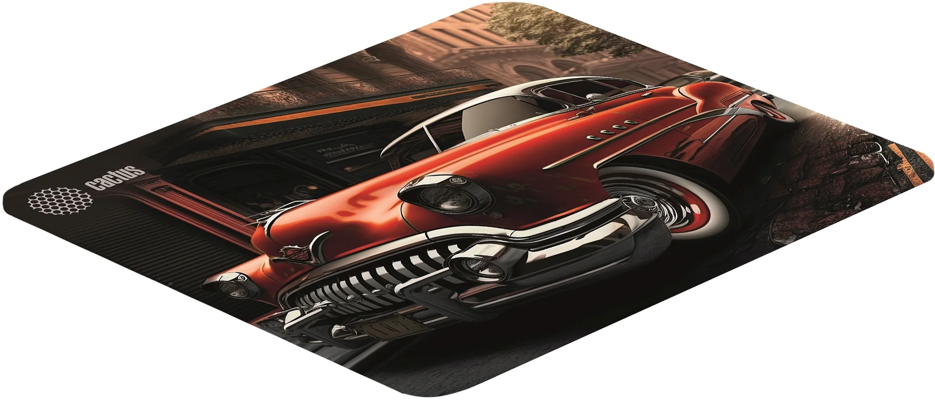 Коврик для мыши Cactus Orange Car 300x250x2мм (CS-MP-P06M)