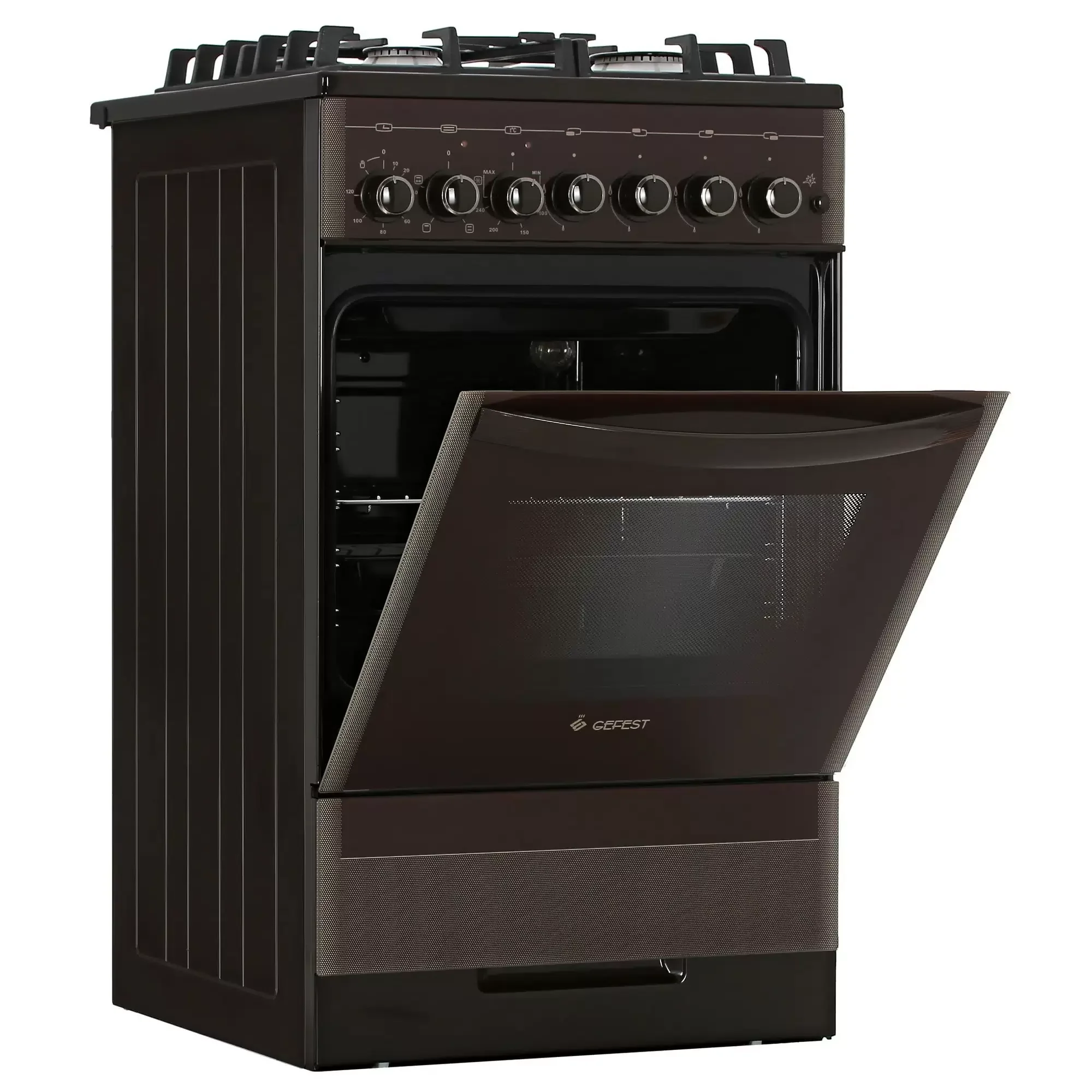 Плита комбинированная Gefest ПГЭ 5502-02 0045 кор. 50x85x58.5 дух 55 л. 4 газ.комф. эл. поджиг.