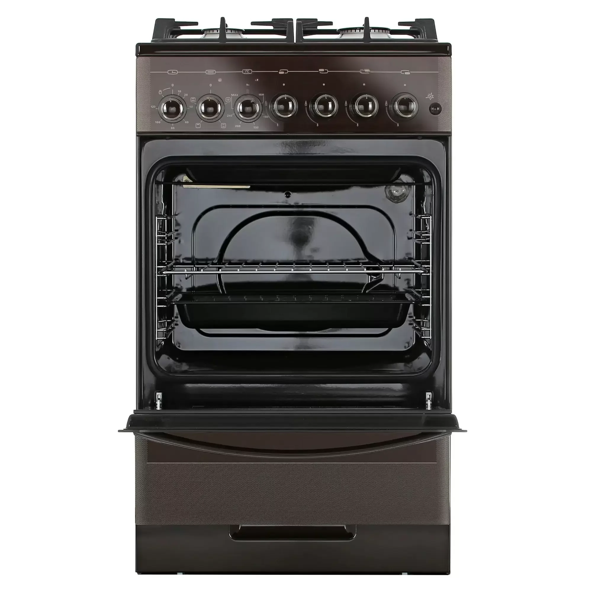 Плита комбинированная Gefest ПГЭ 5502-02 0045 кор. 50x85x58.5 дух 55 л. 4 газ.комф. эл. поджиг.