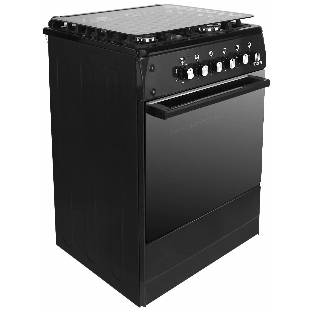 Плита комбинированная IDEAL L 155 ГК чуг. серый (60х60х85) 4 комф. гриль, газ/эл.