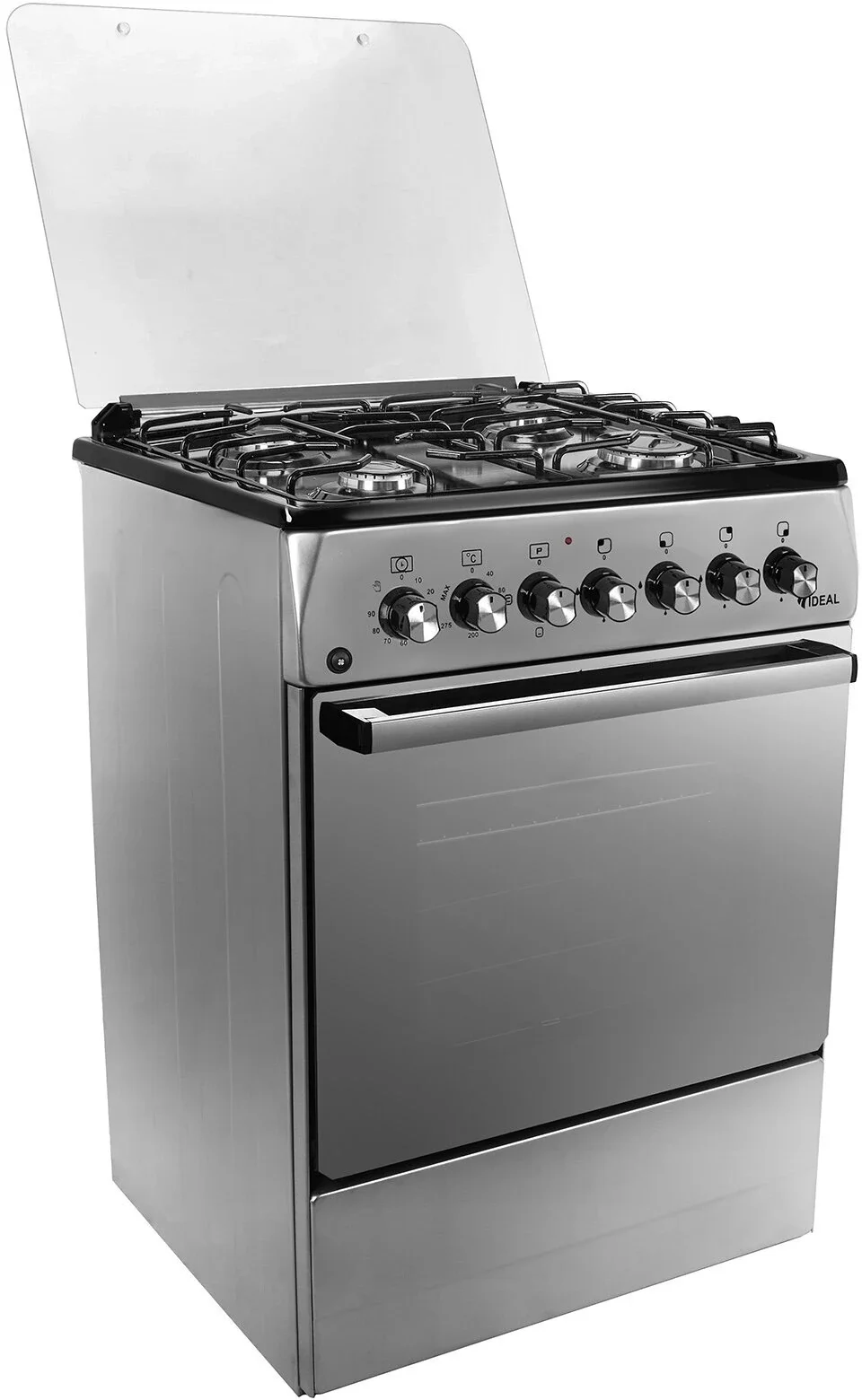 Плита комбинированная IDEAL L 250 ГК серый чуг.60*60*85