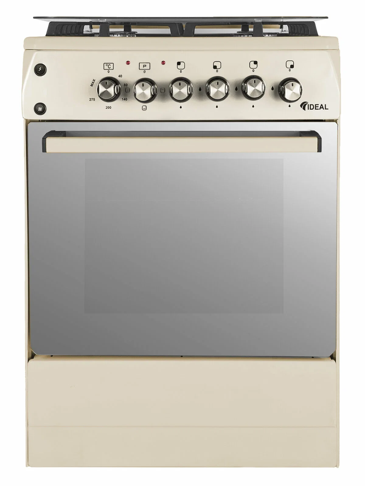 Плита комбинированная IDEAL L 250 ГК серый чуг.60*60*85