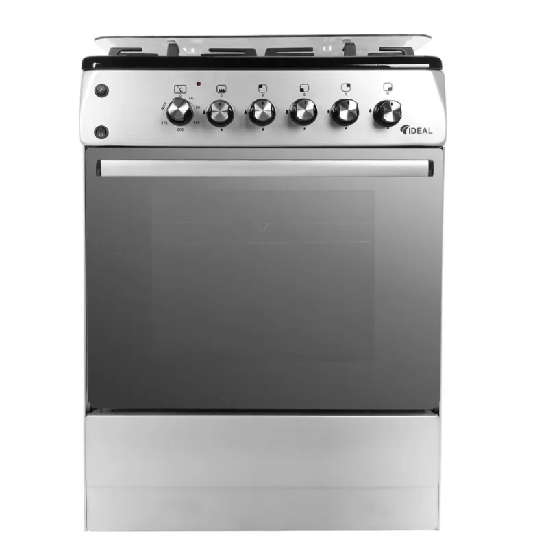 Плита комбинированная IDEAL L 280 (конвекция) ГК серый (чугун реш, духовка 65 л, 300 °C, 2700 Вт)