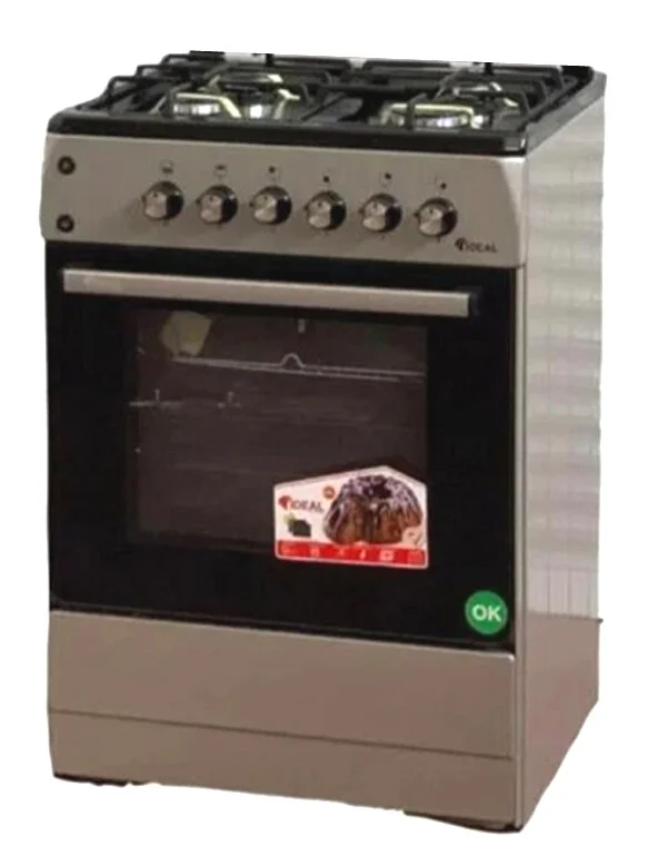 Плита комбинированная IDEAL L 280 (конвекция) ГК серый (чугун реш, духовка 65 л, 300 °C, 2700 Вт)