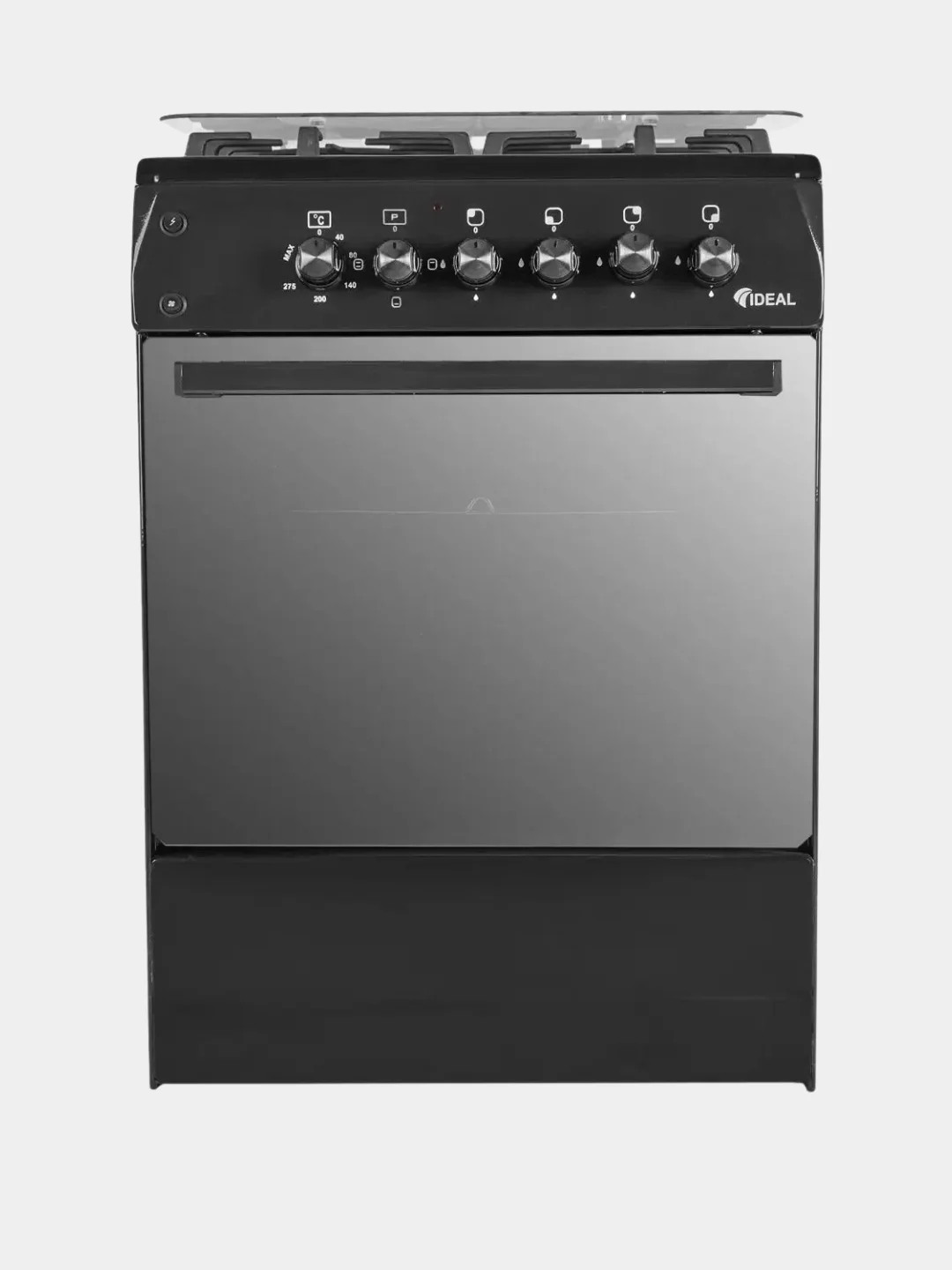 Плита комбинированная IDEAL L 280 (конвекция) ГК серый (чугун реш, духовка 65 л, 300 °C, 2700 Вт)