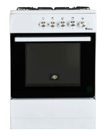 Плита комбинированная IDEAL с газ. духовкой G 305 Econom ГК белый, 60х85х60 см.