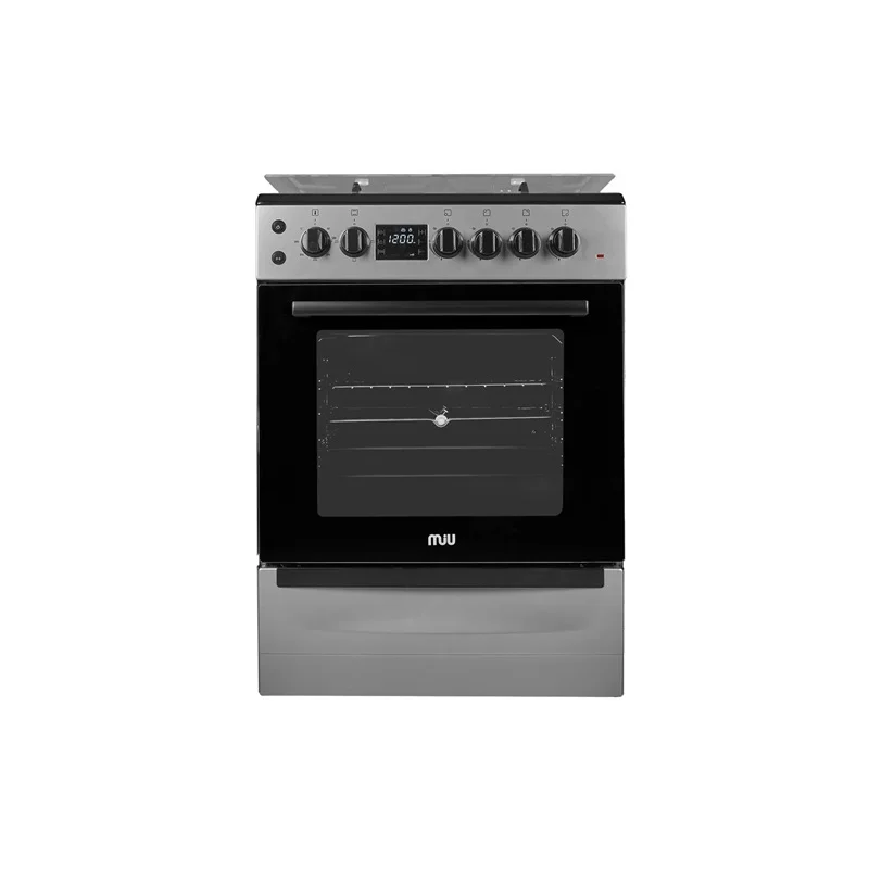 Плита комбинированная MIU 6031 ЕRPDCH сер (60х60х85 4 газ кон ГК, реш.чуг,65л эл дух,ящик,элподж)