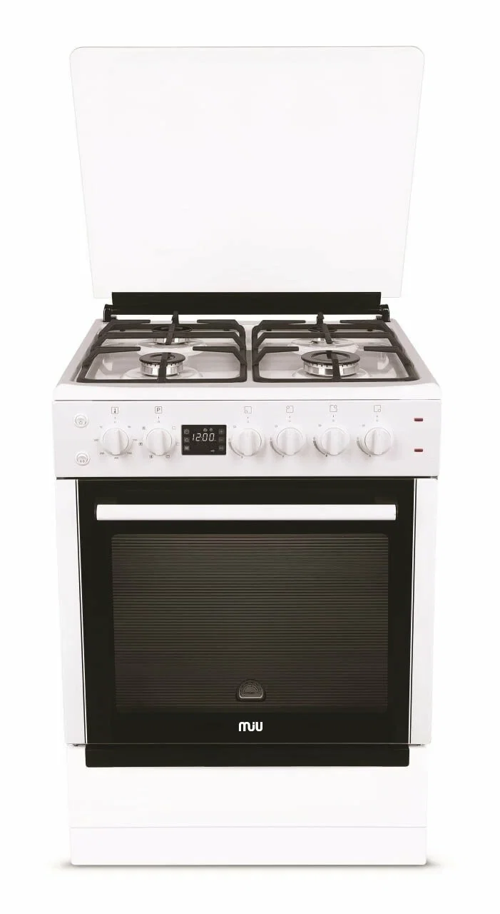 Плита комбинированная MIU 6040 ЕRPDCHK бел (60х85х60 4 газ кон ГК,чуг реш,65л эл дух, КОНВ,элподж)