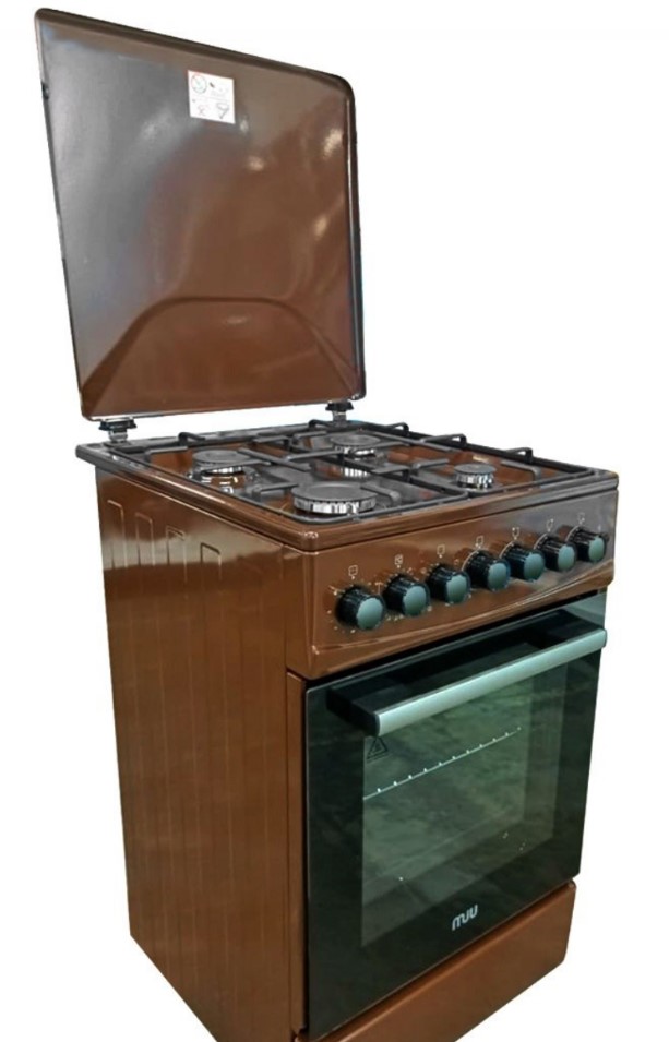 Плита комбинированная MIU Harisma 516S коричневая 50х60х85, ГК поверхности, конвекция