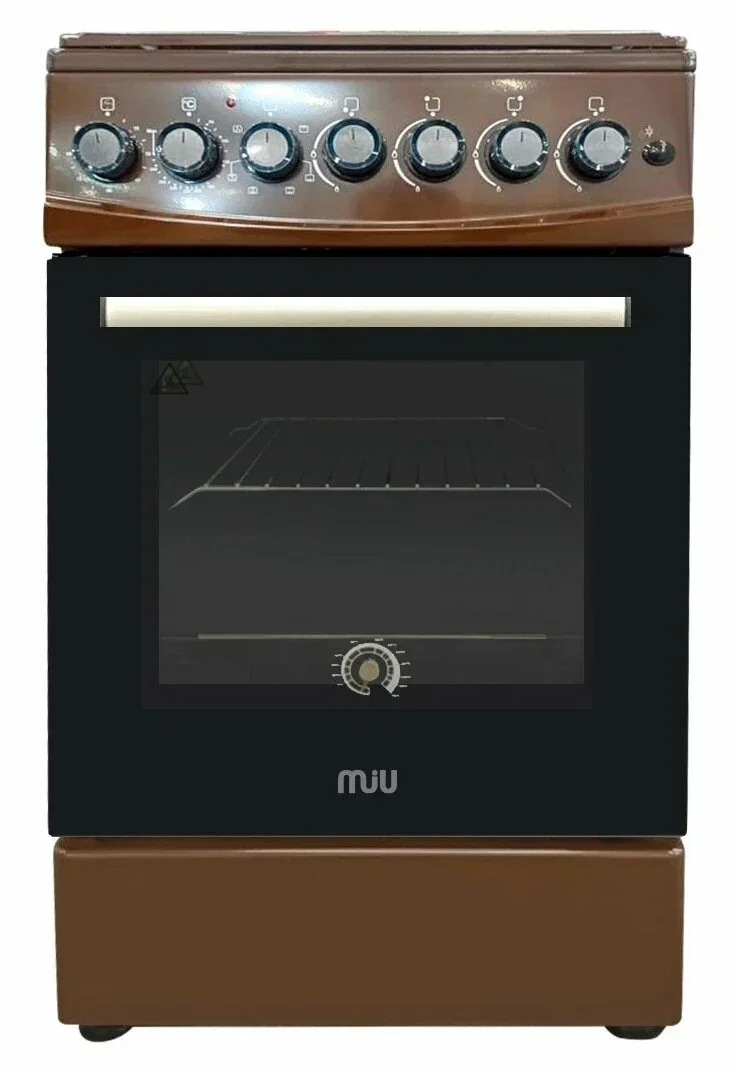 Плита комбинированная MIU UNO 51S бежевая 50х55х85 ГК поверхности, зл. поджиг