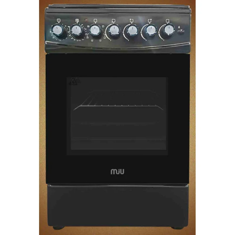 Плита комбинированная MIU UNO 51S черная 50х50х85 ГК поверхностиэл поджиг