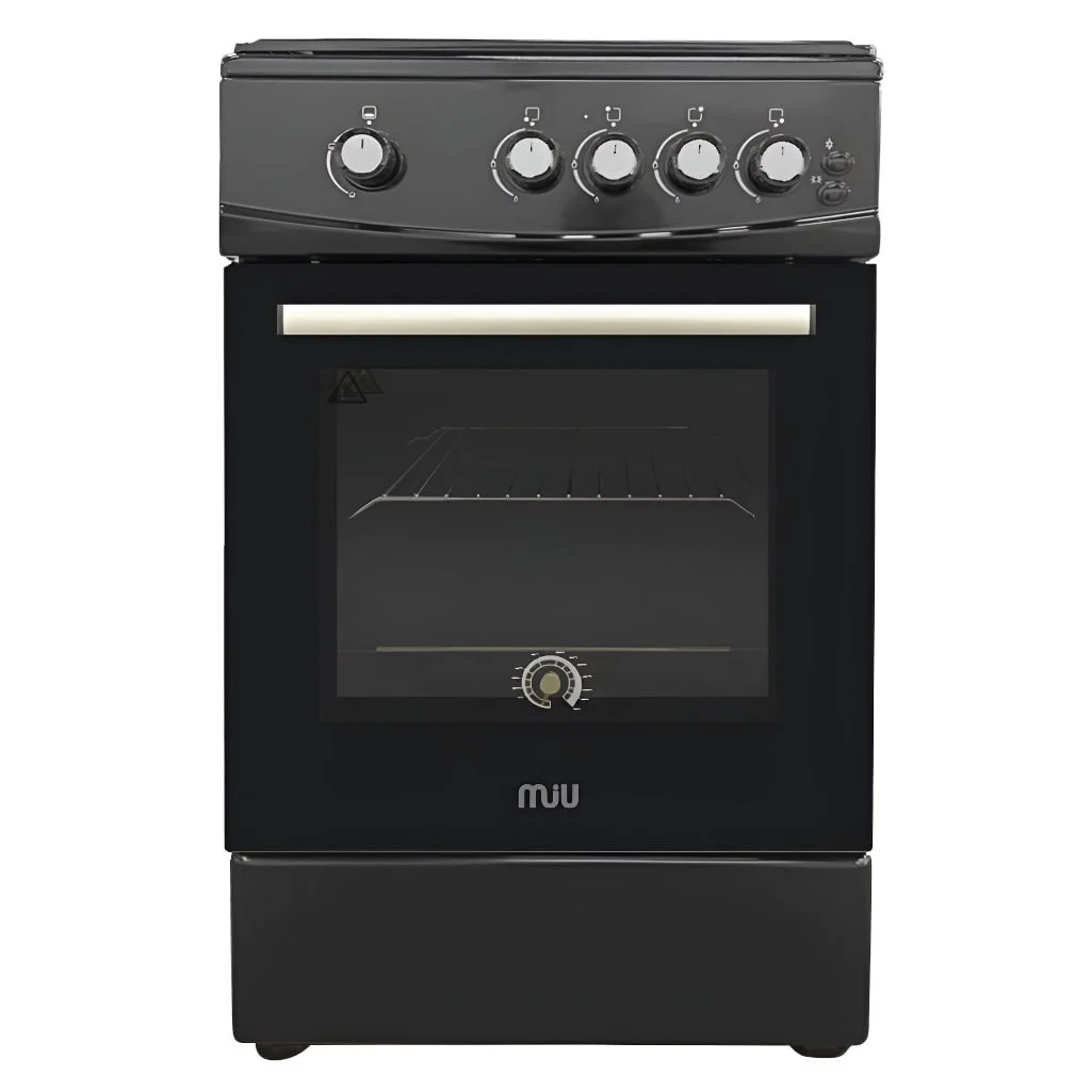 Плита комбинированная MIU UNO 51S черная 50х50х85 ГК поверхностиэл поджиг