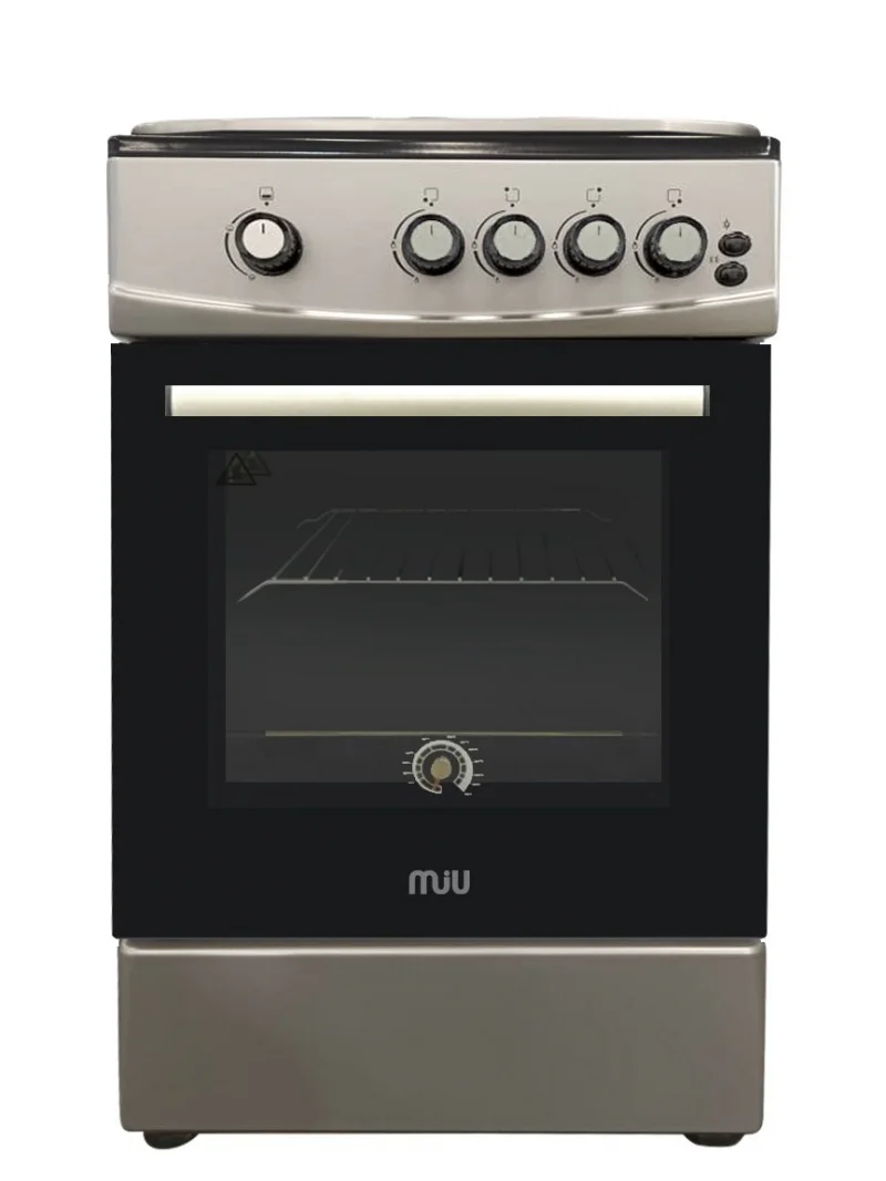 Плита комбинированная MIU UNO 51S черная 50х50х85 ГК поверхностиэл поджиг