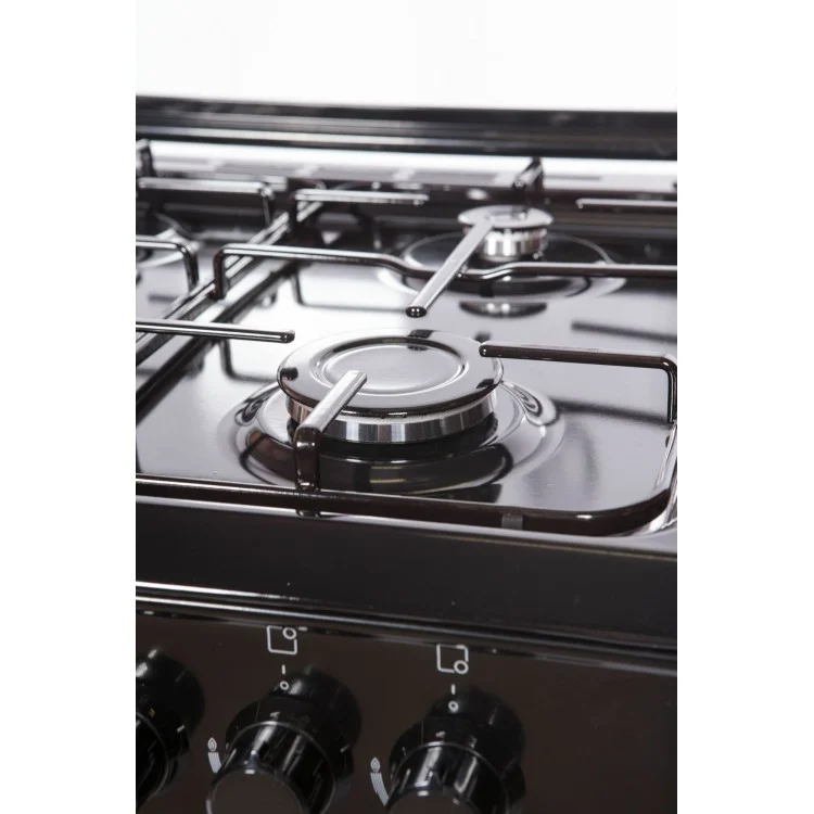 Плита комбинированная VESTA Valencia VGE 10-E Чёрный Ex 60х60х85 4 газ конф,эл.дух 65л ,элподж,термо