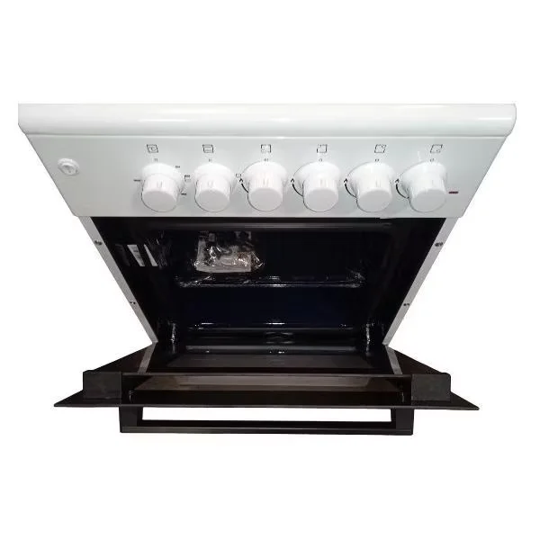 Плита комбинированная VESTA Valencia VGE 50 10-E Белый ГК 50x57x85 см дух 55 л эл поджиг