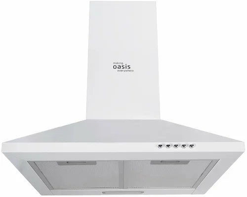 Вытяжка Oasis KB - 50W 145 Вт, 650 м³/час, 3 скорости, фильтр, механика.