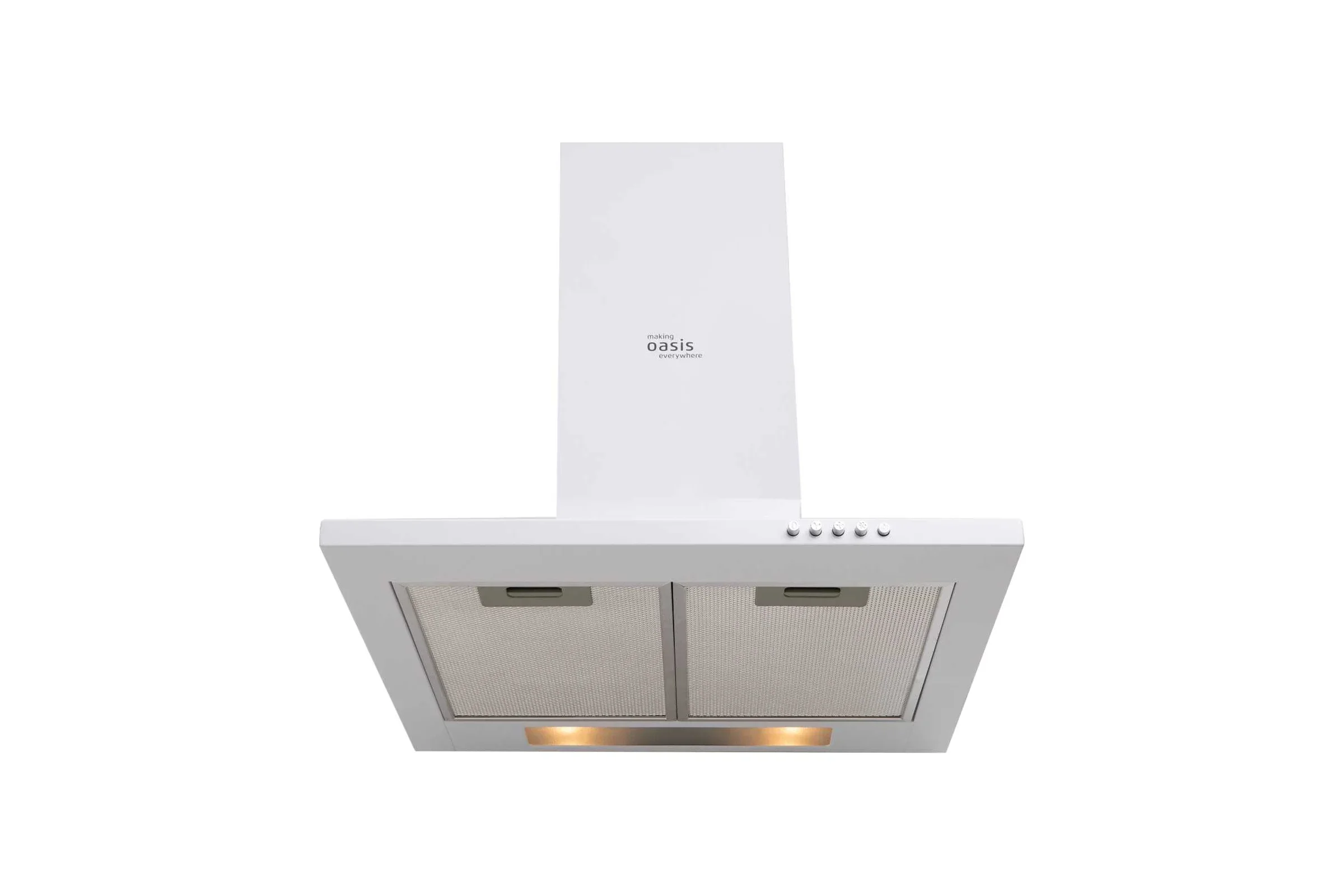 Вытяжка Oasis KB - 50W 145 Вт, 650 м³/час, 3 скорости, фильтр, механика.