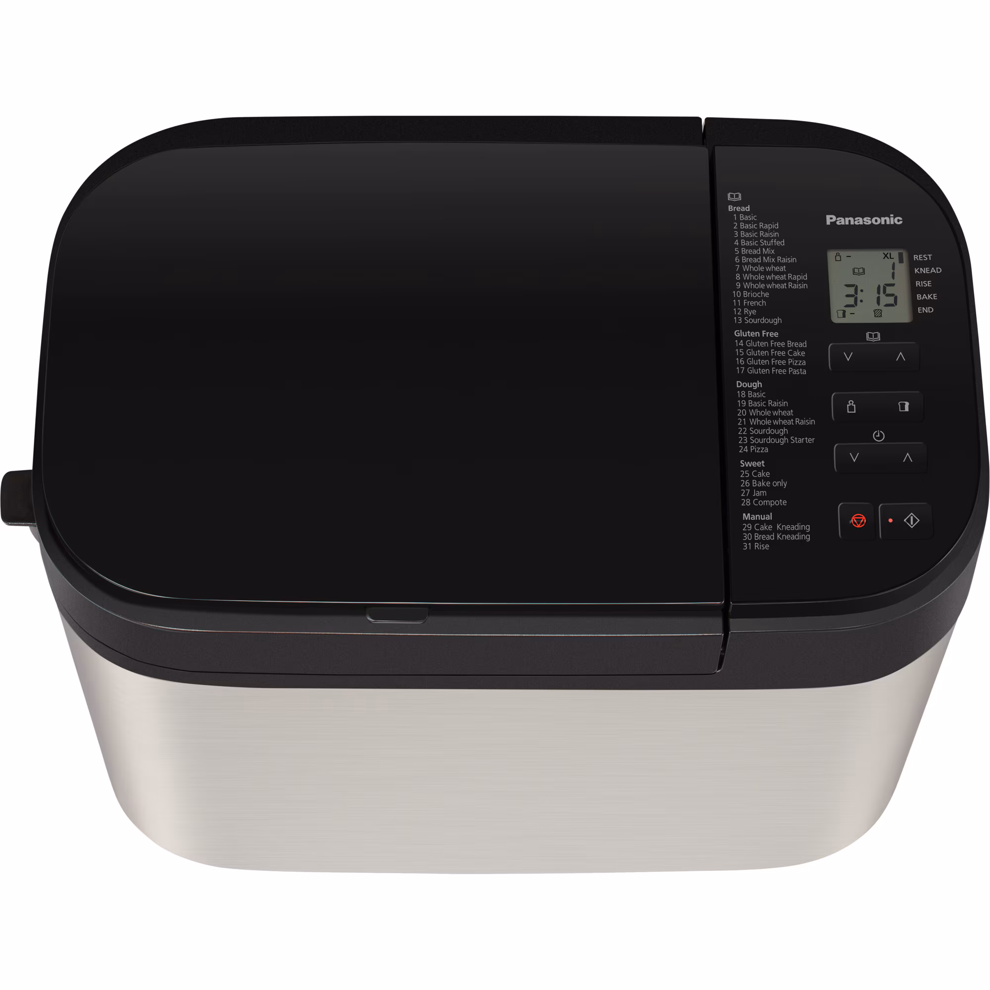 Хлебопечка Panasonic SD-YR2550STS серебристый/черный