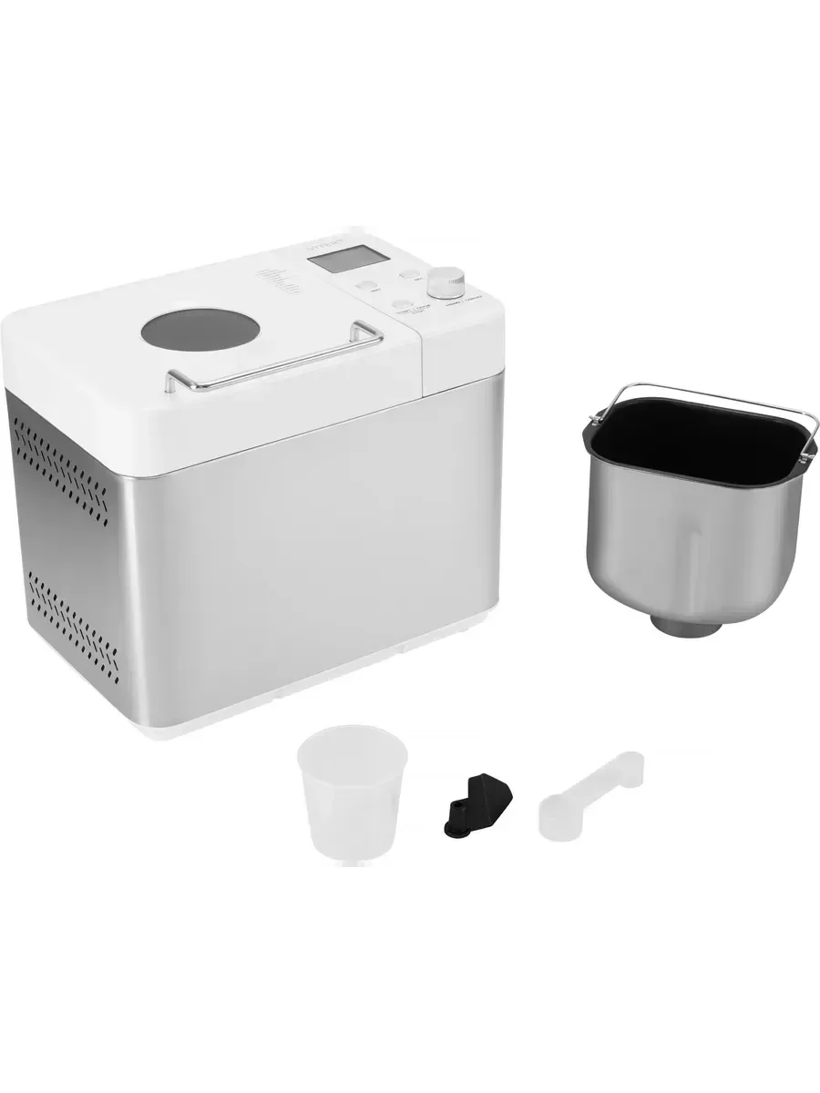 Хлебопечка Vitek VT-BM1301 650 Вт, серый/серебристый