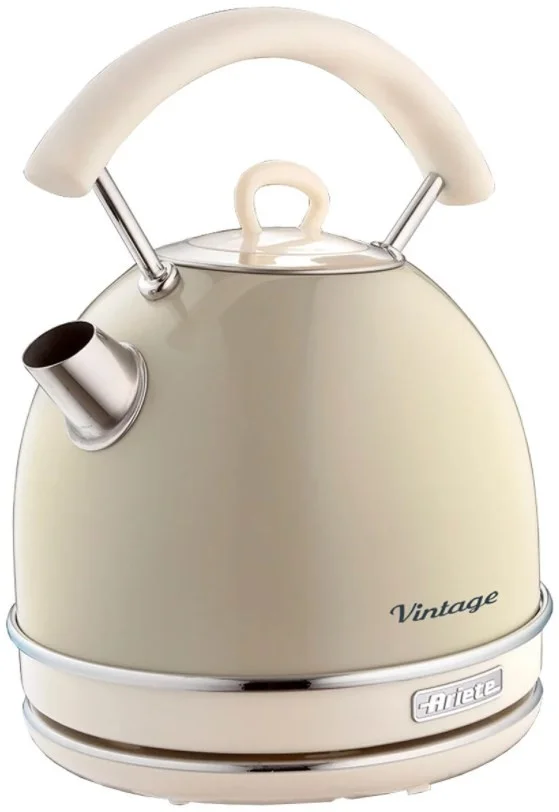 Чайник электрический Ariete Vintage 2877/03. Мощность 2000 Вт, объем 1.7 л, бежевый (6/48)