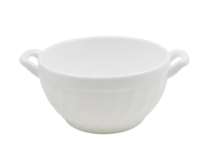 Lavenir Бульонница RGG-70 "Wave classic" WHITE 700 мл, 14 см стеклокерамика