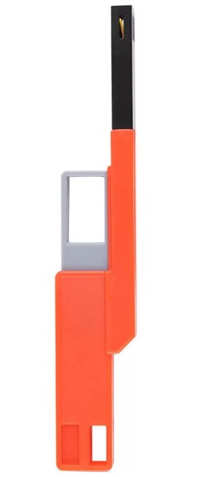 Пьезозажигалка HOMESTAR HS-1205 красная