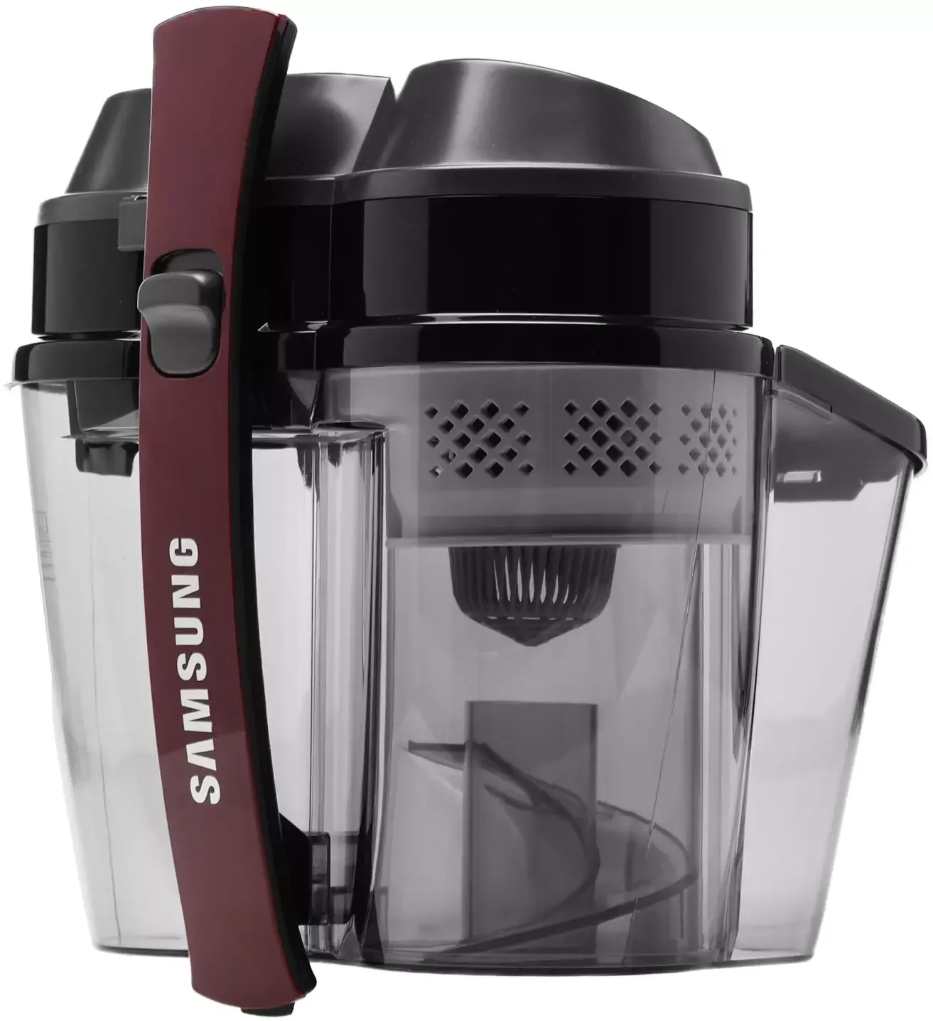 Пылесос без мешка Samsung VCC8837V3P/XEV 2200Вт, 430 Вт, 2 л, бордовый/черный