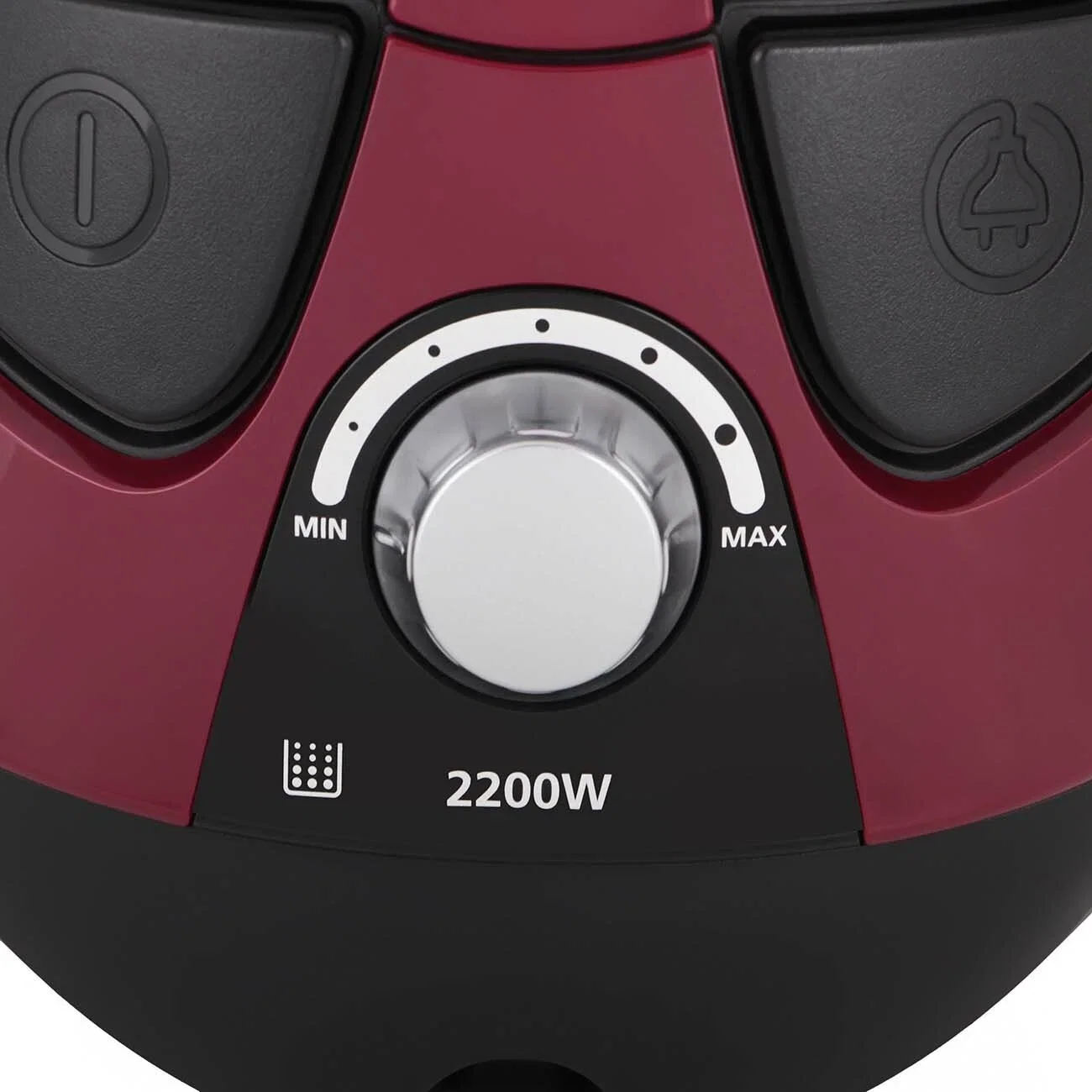 Пылесос без мешка Samsung VCC8837V3P/XEV 2200Вт, 430 Вт, 2 л, бордовый/черный