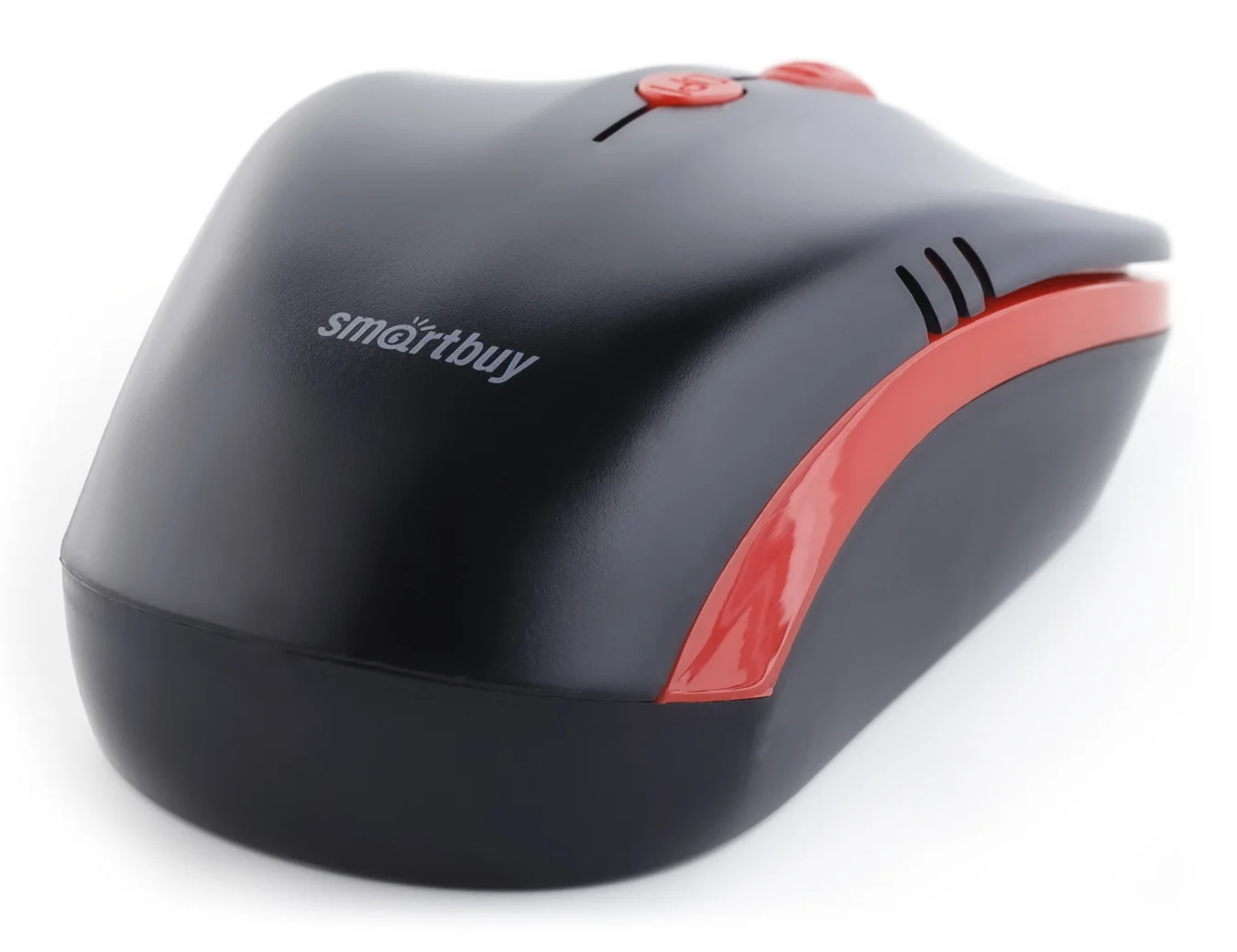Мышь беспроводная с зарядкой от USB Smartbuy ONE 344CAG черно-красная SBM-344CAG-KR