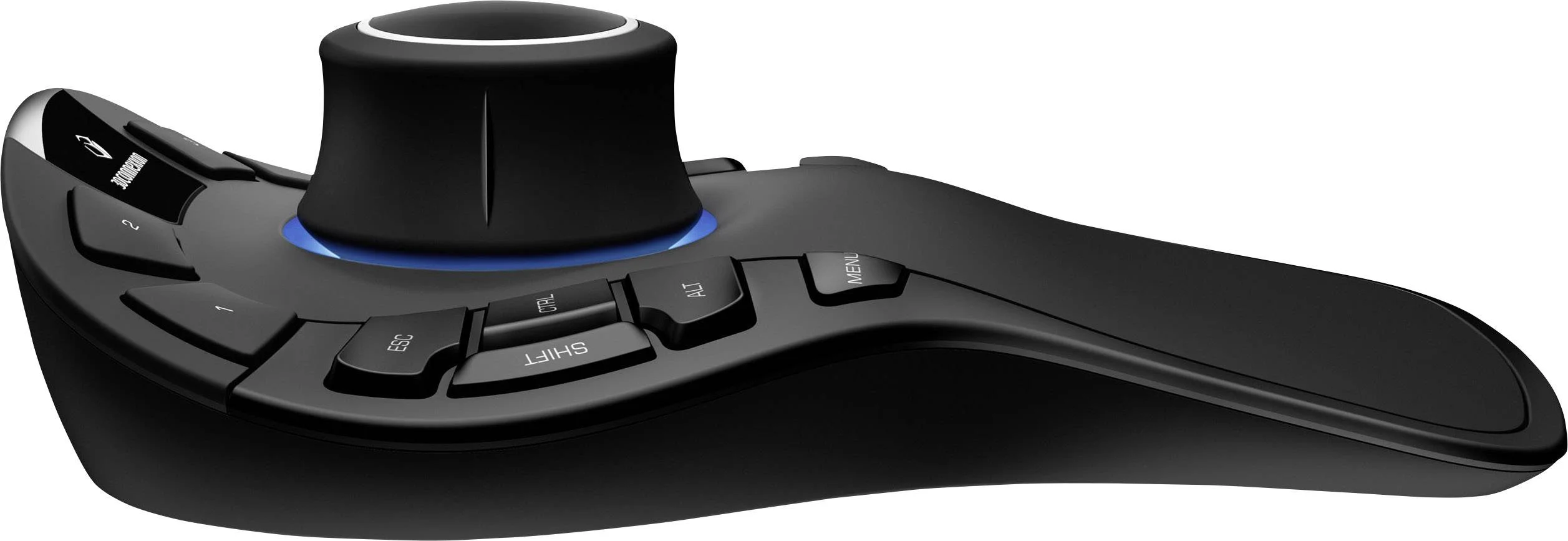 Мышь беспроводная/проводная 3DConnexion SpaceMouse Pro Wireless (3DX-700119) черный, радиоканал, Bluetooth, USB, кнопки - 15