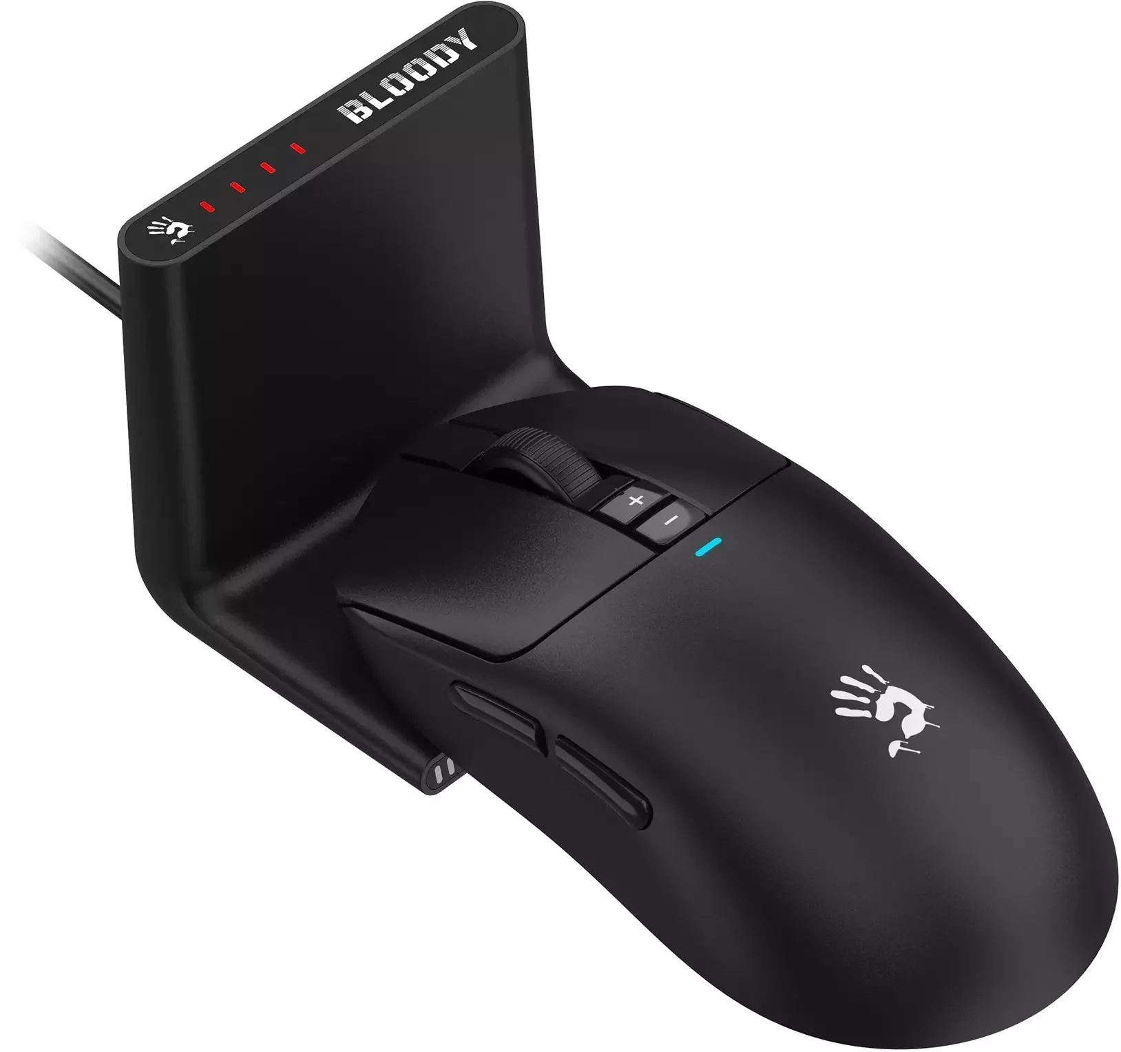 Мышь беспроводная/проводная A4Tech Bloody R72 Pro Duo черный, 26000 dpi, радиоканал, USB/USB-C, кнопки - 7