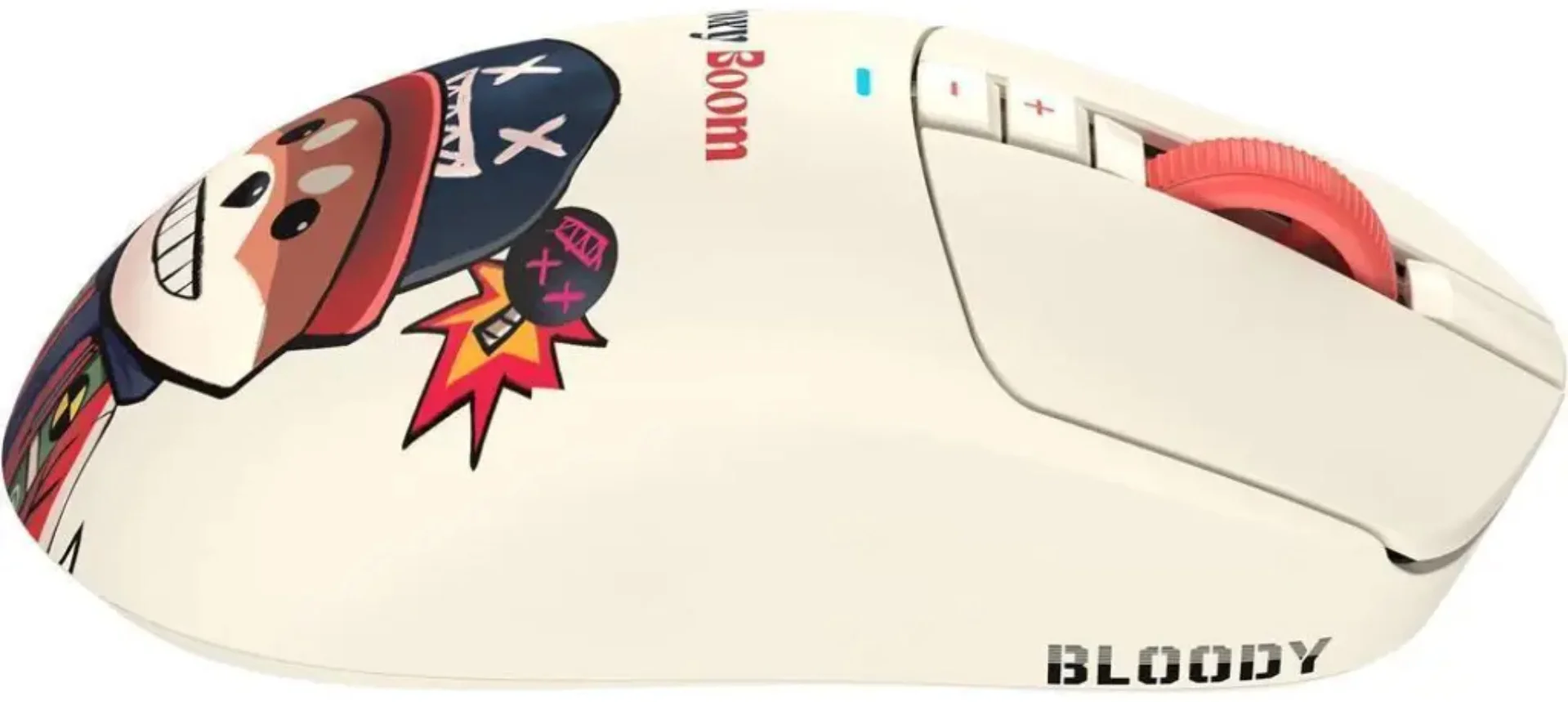 Мышь беспроводная/проводная A4Tech Bloody R72 Ultra Duo Proxy Boom бежевый, 20000 dpi, USB Type-A/Type-C, радиоканал, кнопки-7