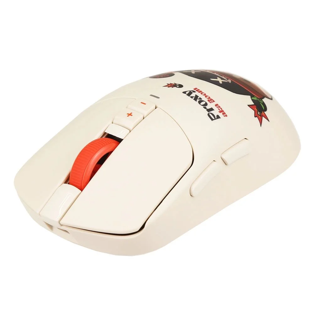 Мышь беспроводная/проводная A4Tech Bloody R72 Ultra Duo белый/красный/рисунок, 20000 dpi, USB Type-A/Type-C, радиоканал, кнопки-7