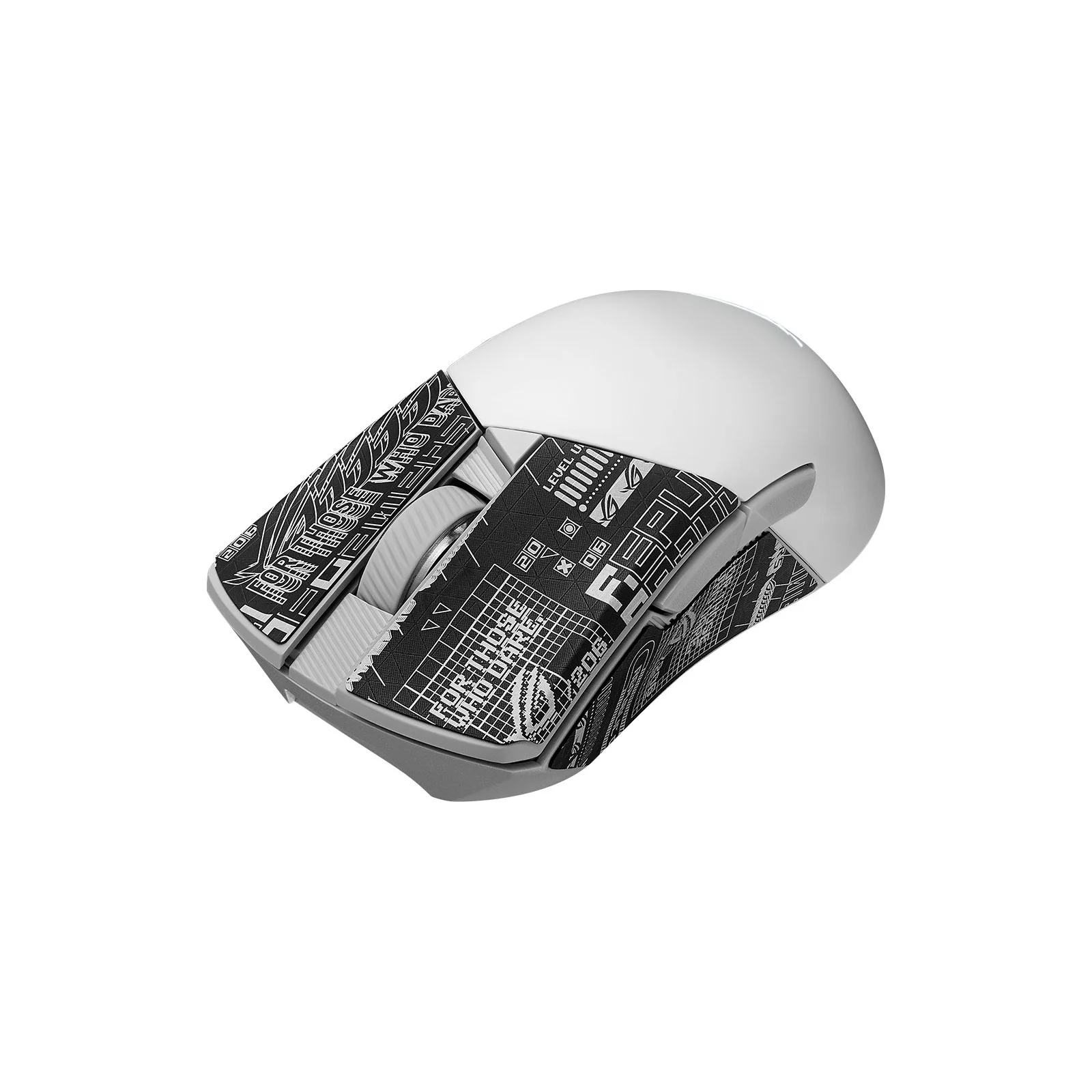 Мышь беспроводная/проводная ASUS P711 ROG Gladius III белый, 36000 dpi, радиоканал, Bluetooth, USB, кнопки - 6