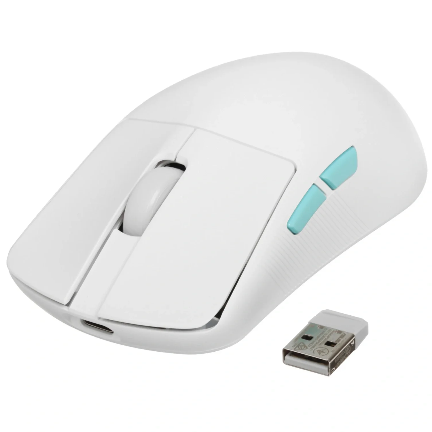 Мышь беспроводная/проводная ASUS ROG Harpe Ace Aim Lab Edition белый, 36000 dpi, радиоканал, Bluetooth, USB, кнопки - 5