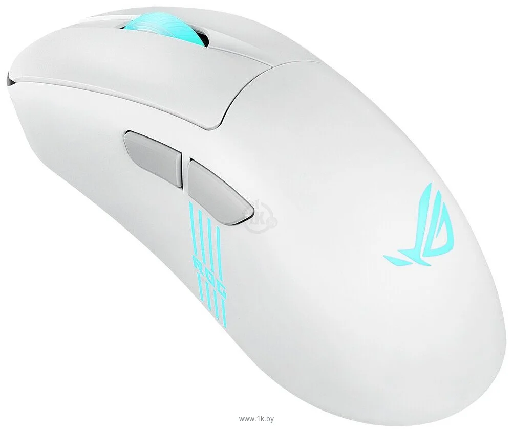 Мышь беспроводная/проводная ASUS ROG Keris II Origin чёрный, 42000 dpi, USB Type-A, радиоканал, Bluetooth, кнопки - 5
