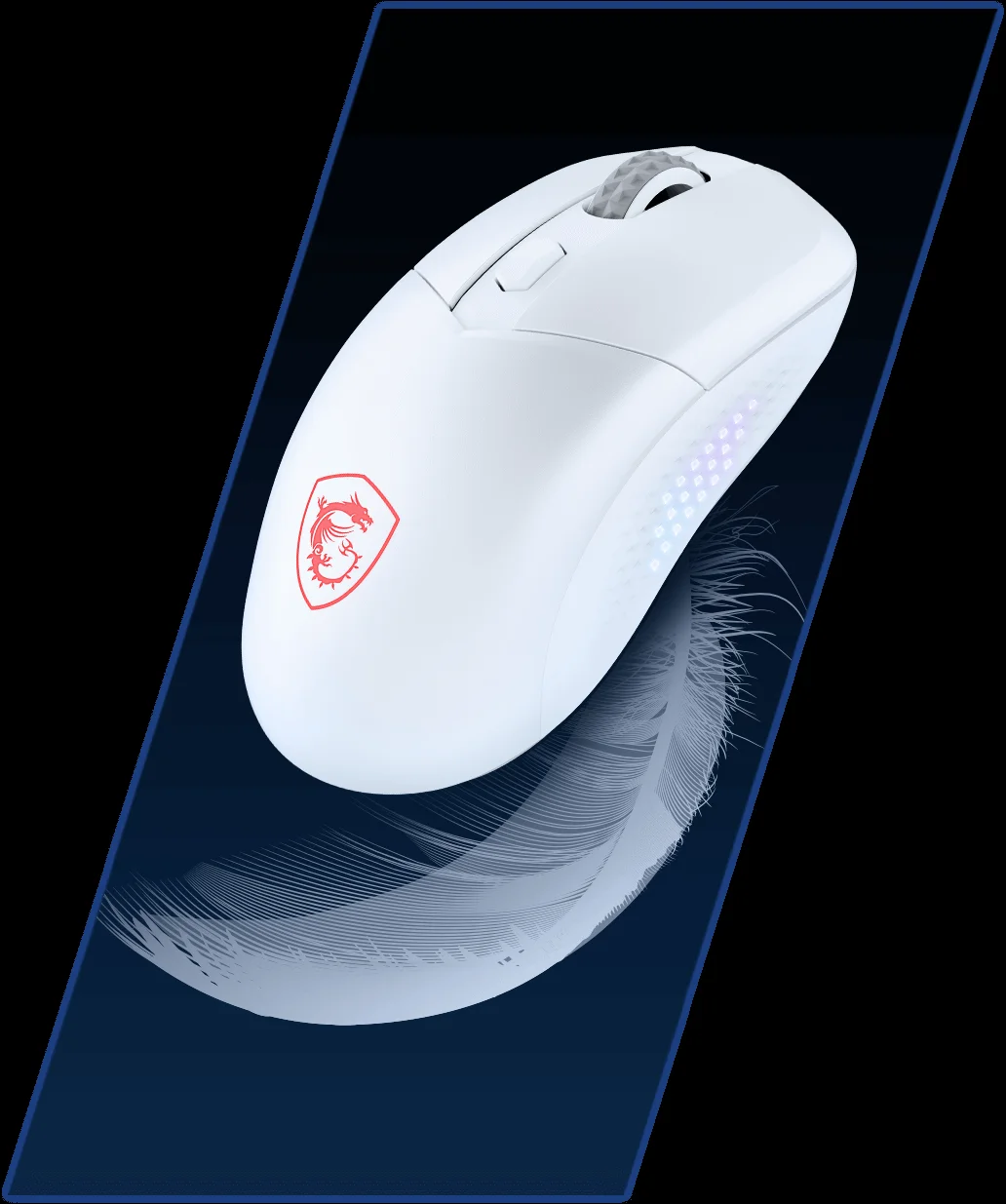 Мышь беспроводная/проводная MSI Versa 300 Elite белый, 26000 dpi, радиоканал, Bluetooth, USB, кнопки - 6